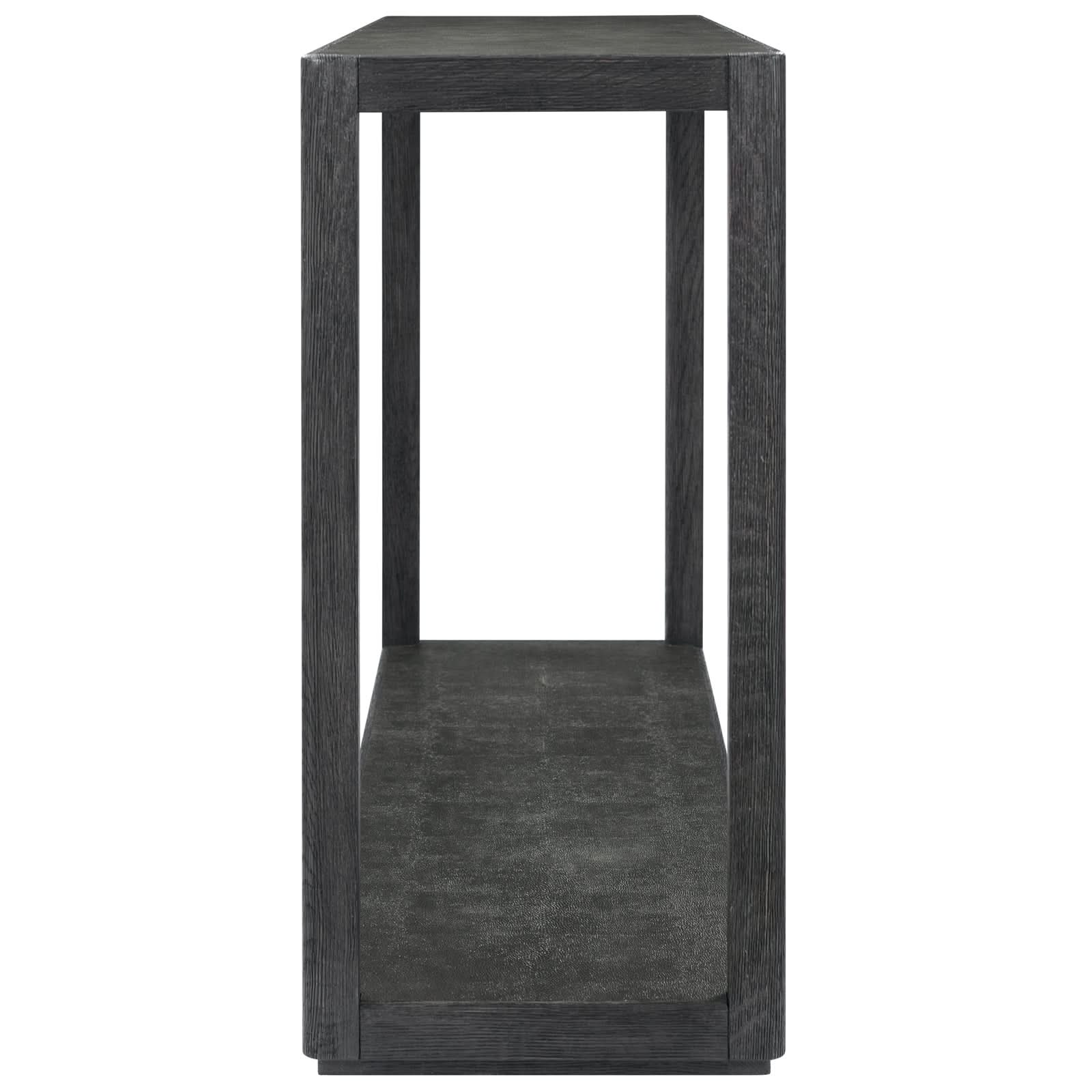 Theodore Alexander Table Maxwell Console in Dark   Nicholas John Interiors