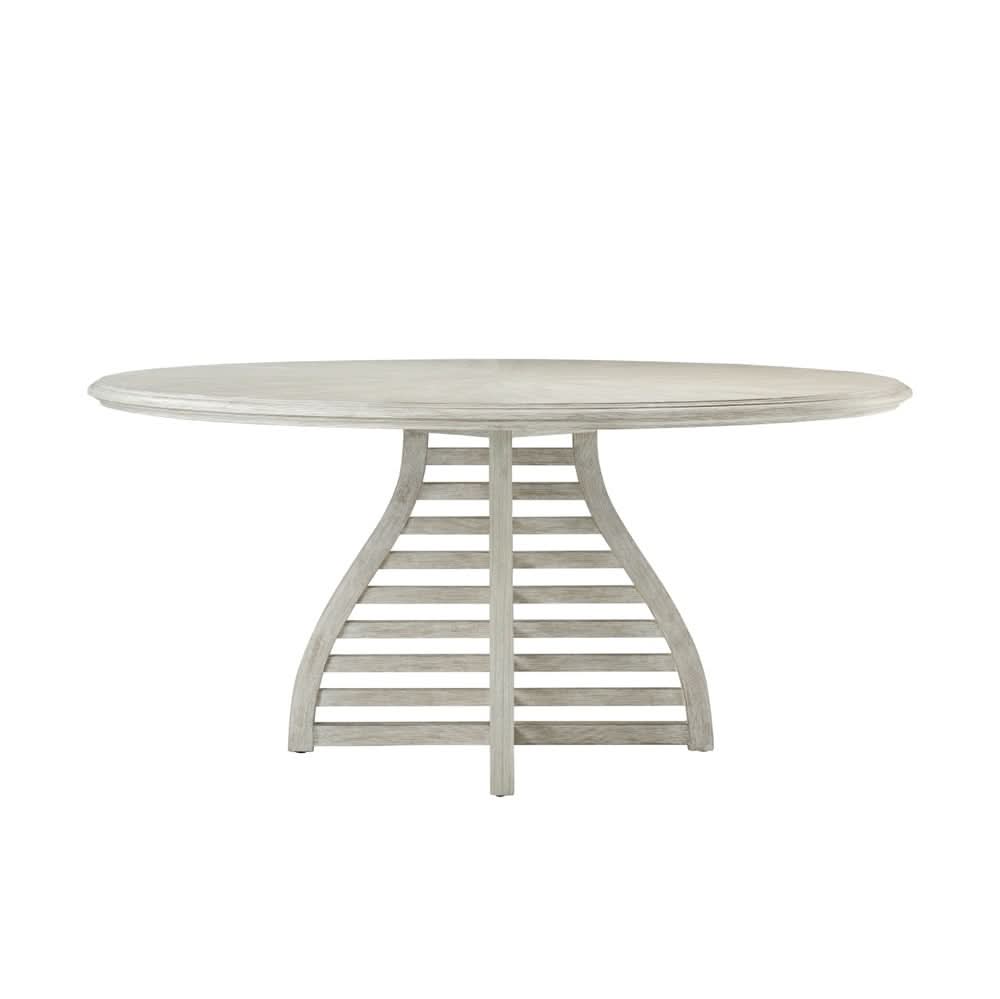 Theodore Alexander Breeze Slatted Dining Table   Nicholas John Interiors
