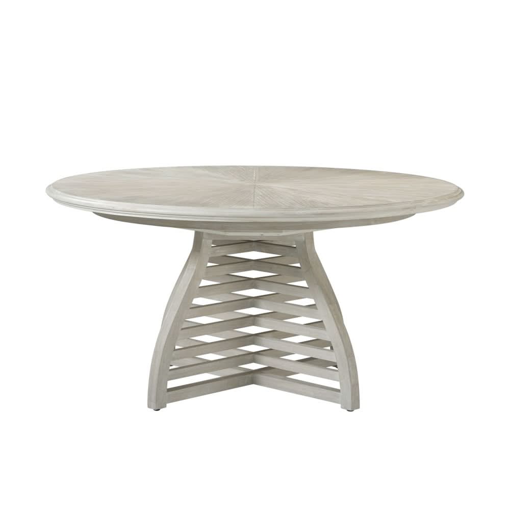 Theodore Alexander Breeze Slatted Extending Dining Table 152-193cm   Nicholas John Interiors
