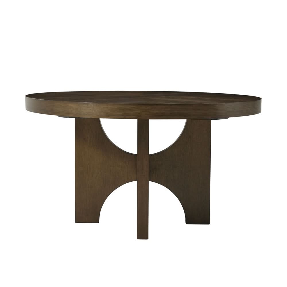 Theodore Alexander Catalina Extending Round Dining Table 137 - 183cm   Nicholas John Interiors