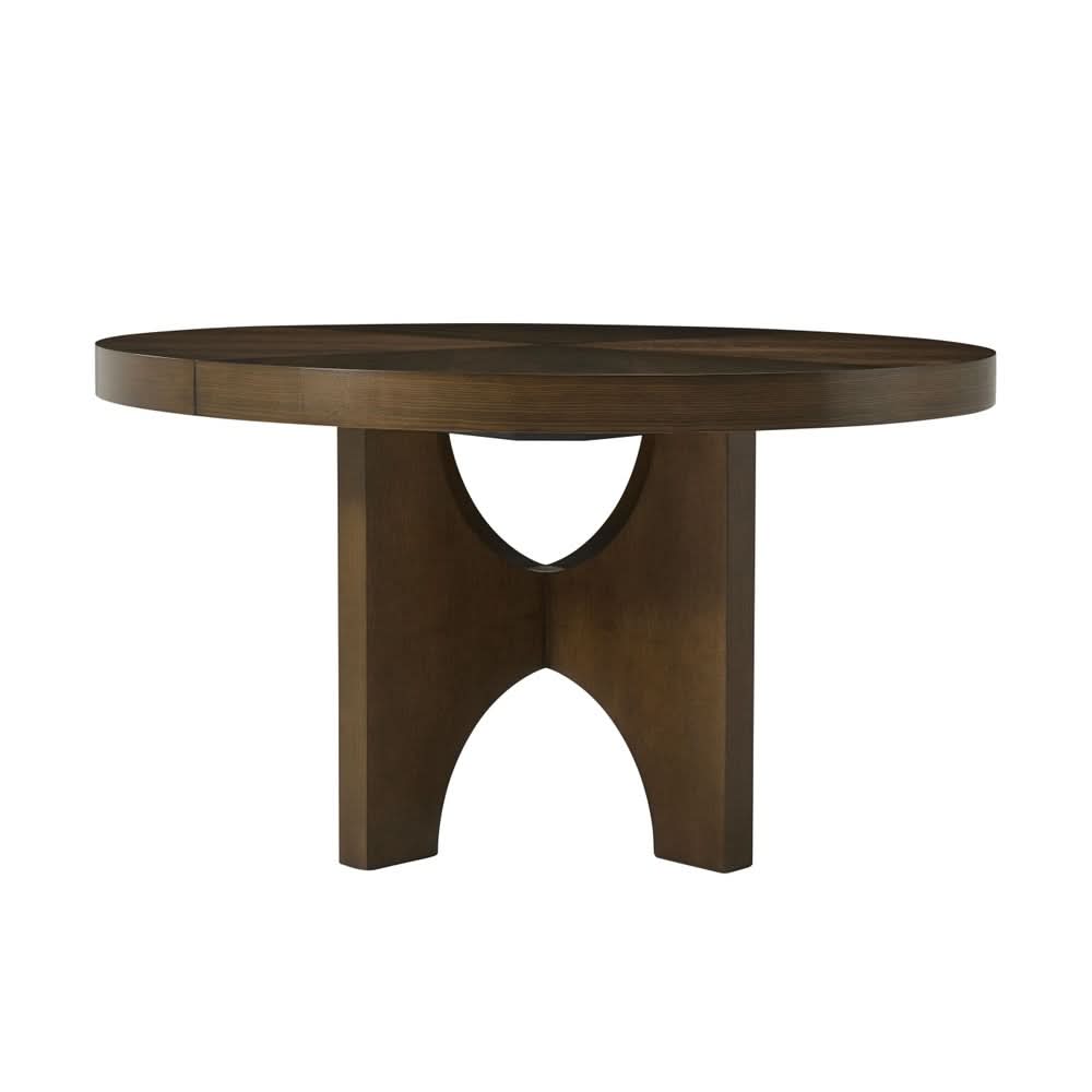 Theodore Alexander Catalina Extending Round Dining Table 137 - 183cm   Nicholas John Interiors