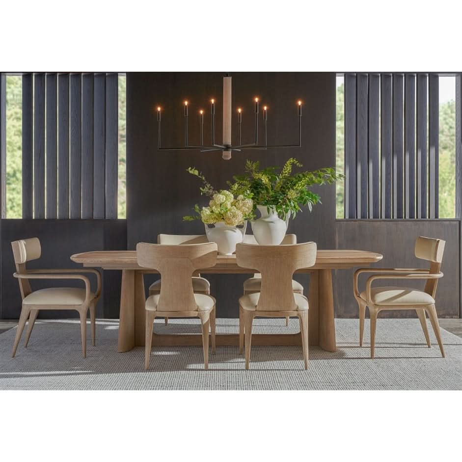 Theodore Alexander Repose Rectangular Extending Dining Table 248-340cm   Nicholas John Interiors