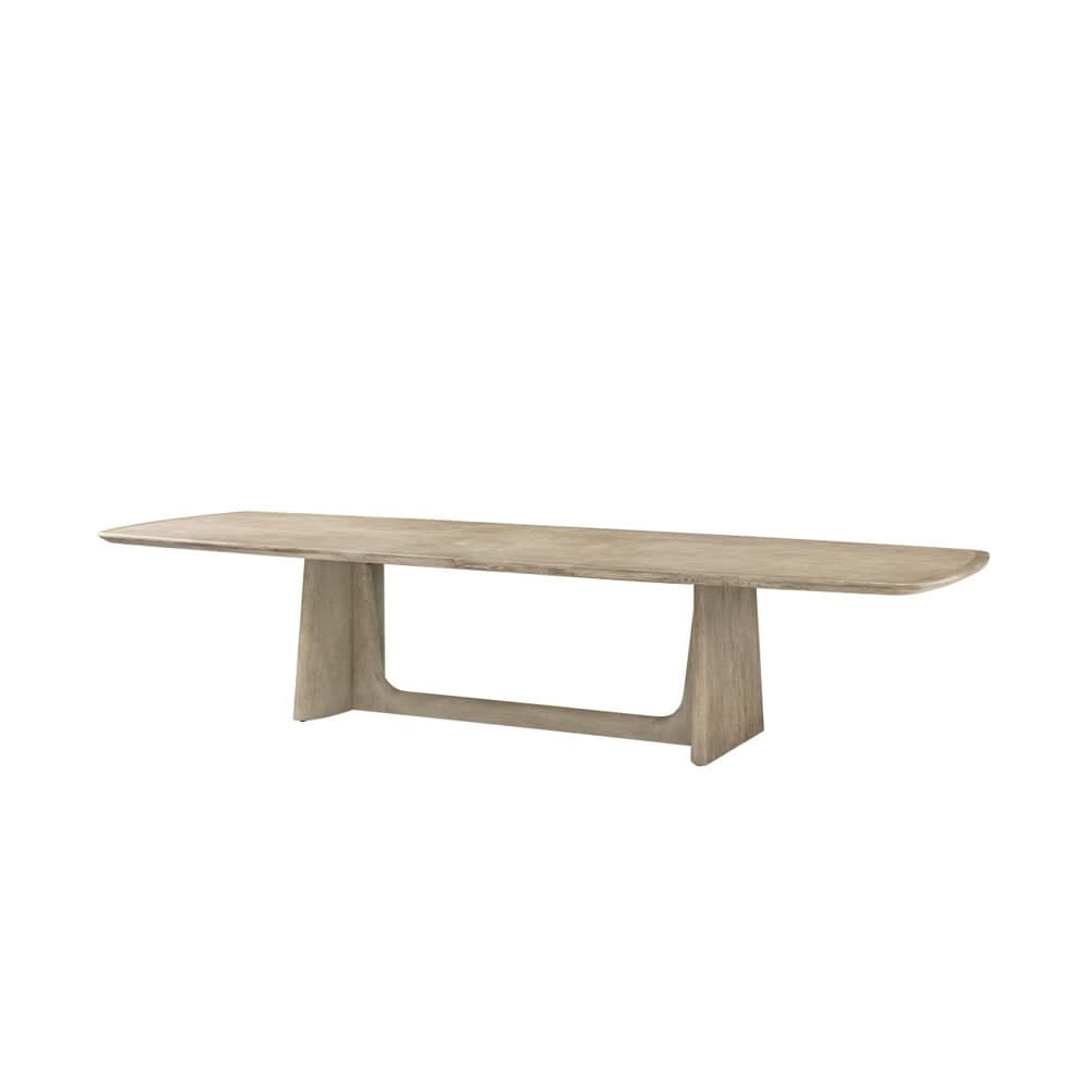 Theodore Alexander Repose Rectangular Extending Dining Table 248-340cm   Nicholas John Interiors