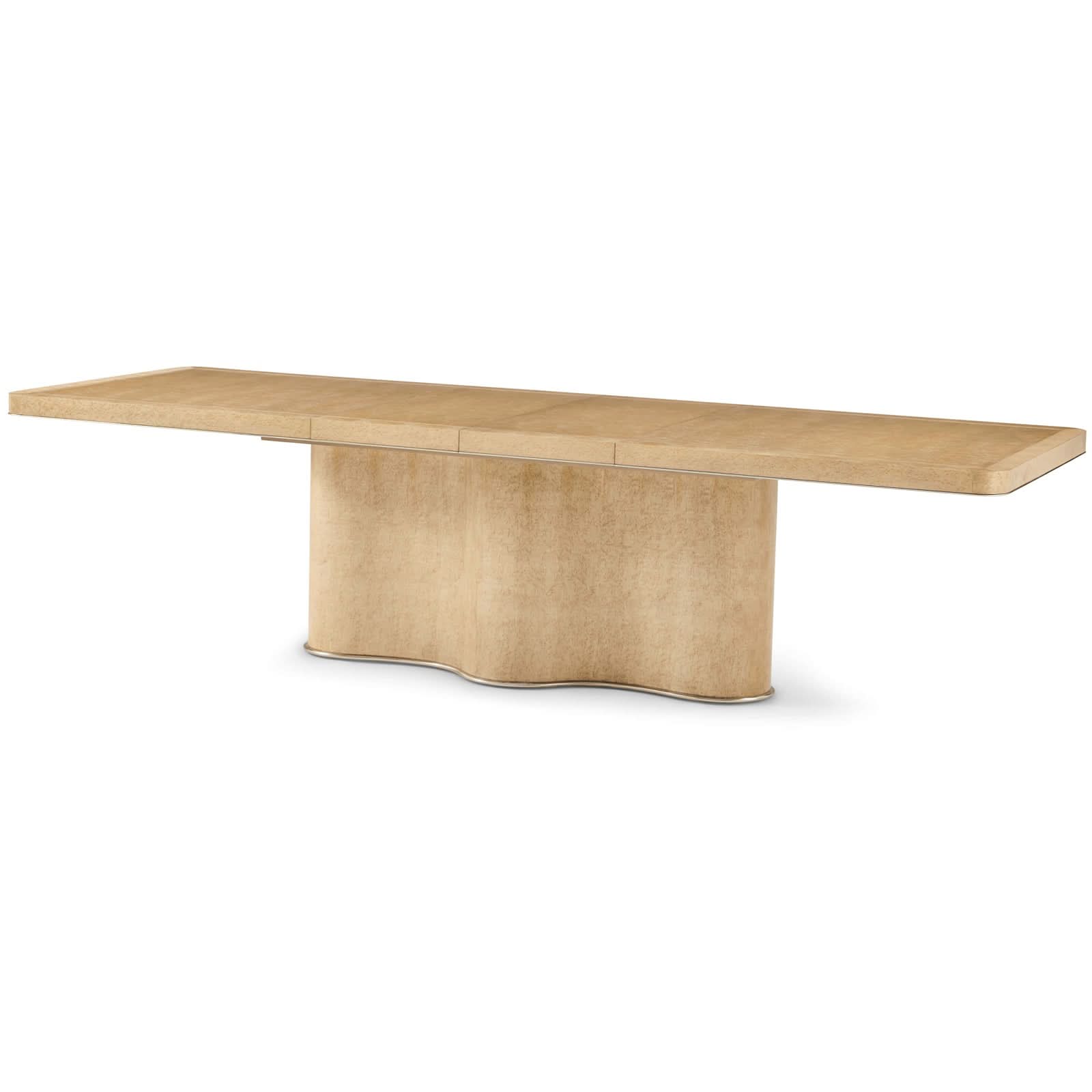 Theodore Alexander Table Origins Rectangular Extending Dining in Sesame 208-300cm   Nicholas John Interiors