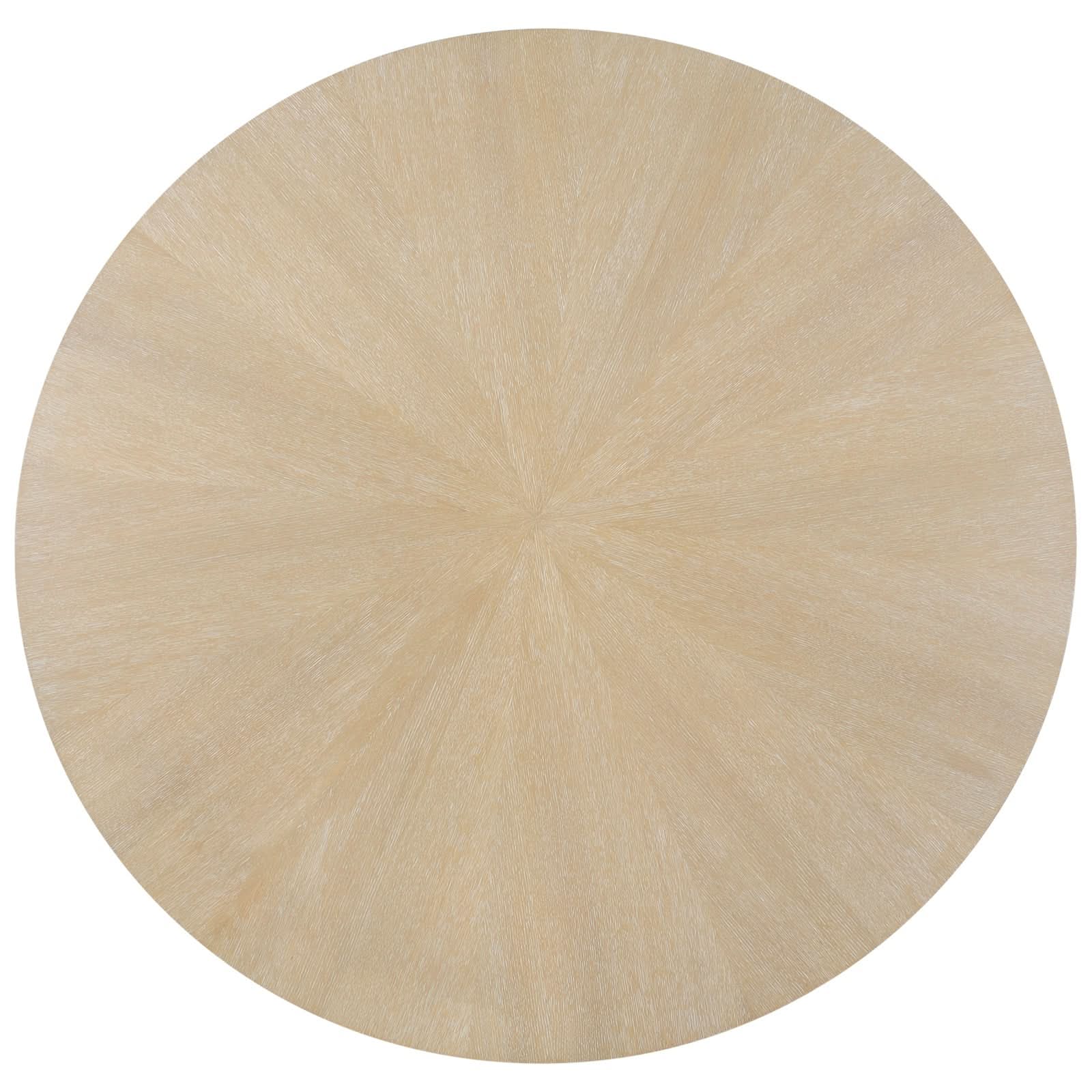 Theodore Alexander Montauk Round Dining Table Light   Nicholas John Interiors