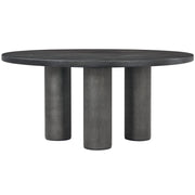 Theodore Alexander Maxwell Round Dining Table Dark   Nicholas John Interiors