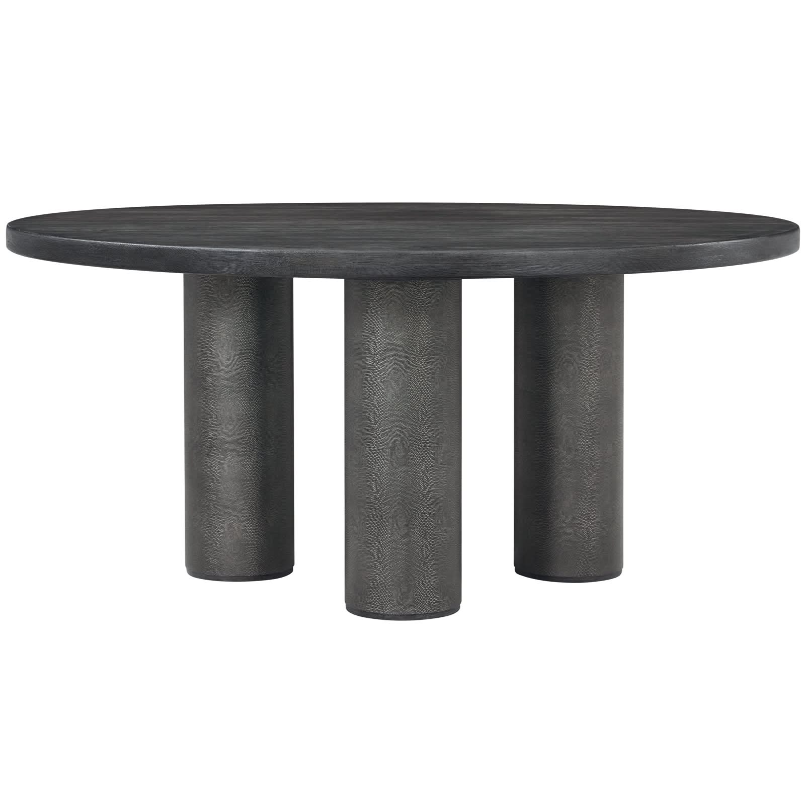 Theodore Alexander Maxwell Round Dining Table Dark   Nicholas John Interiors