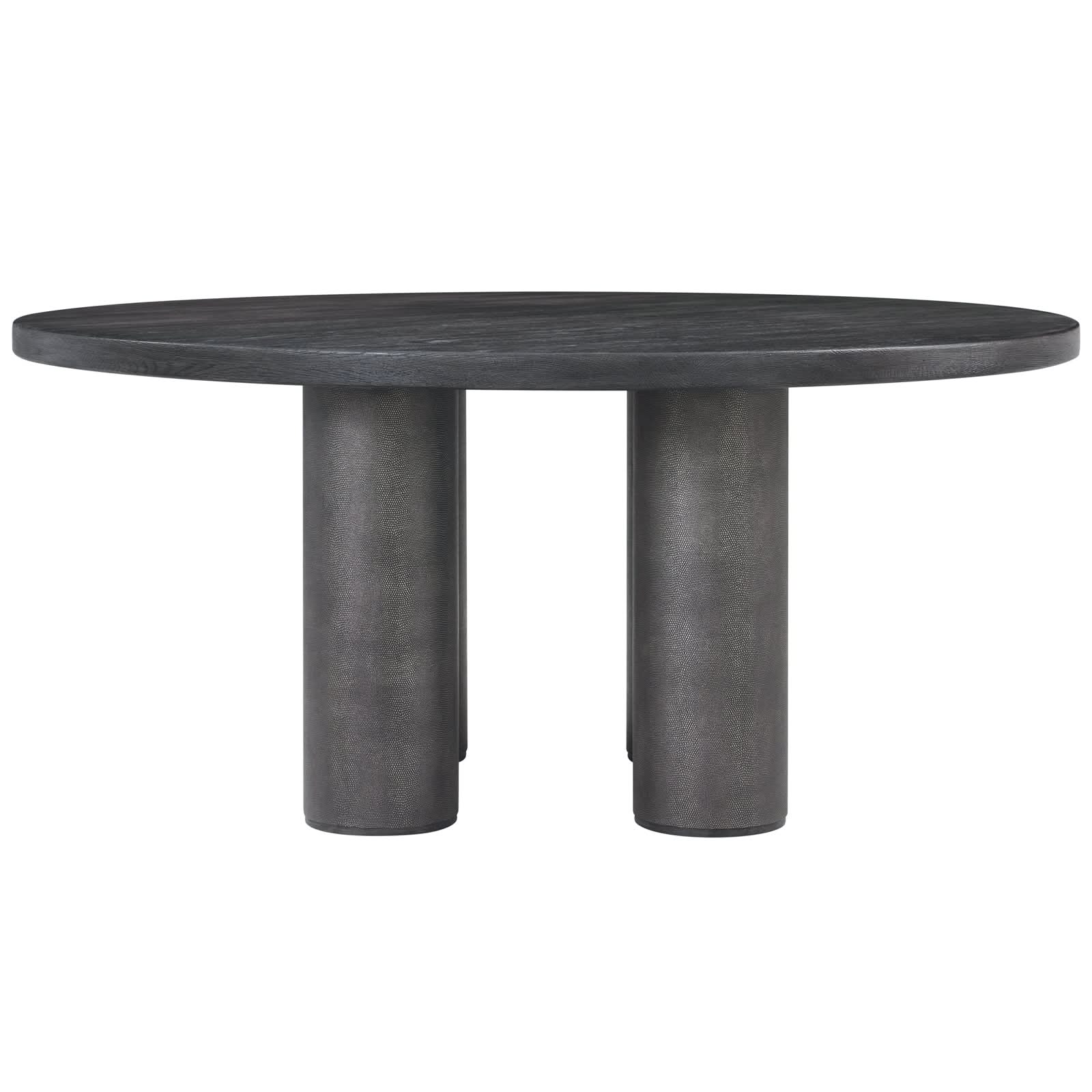 Theodore Alexander Maxwell Round Dining Table Dark   Nicholas John Interiors