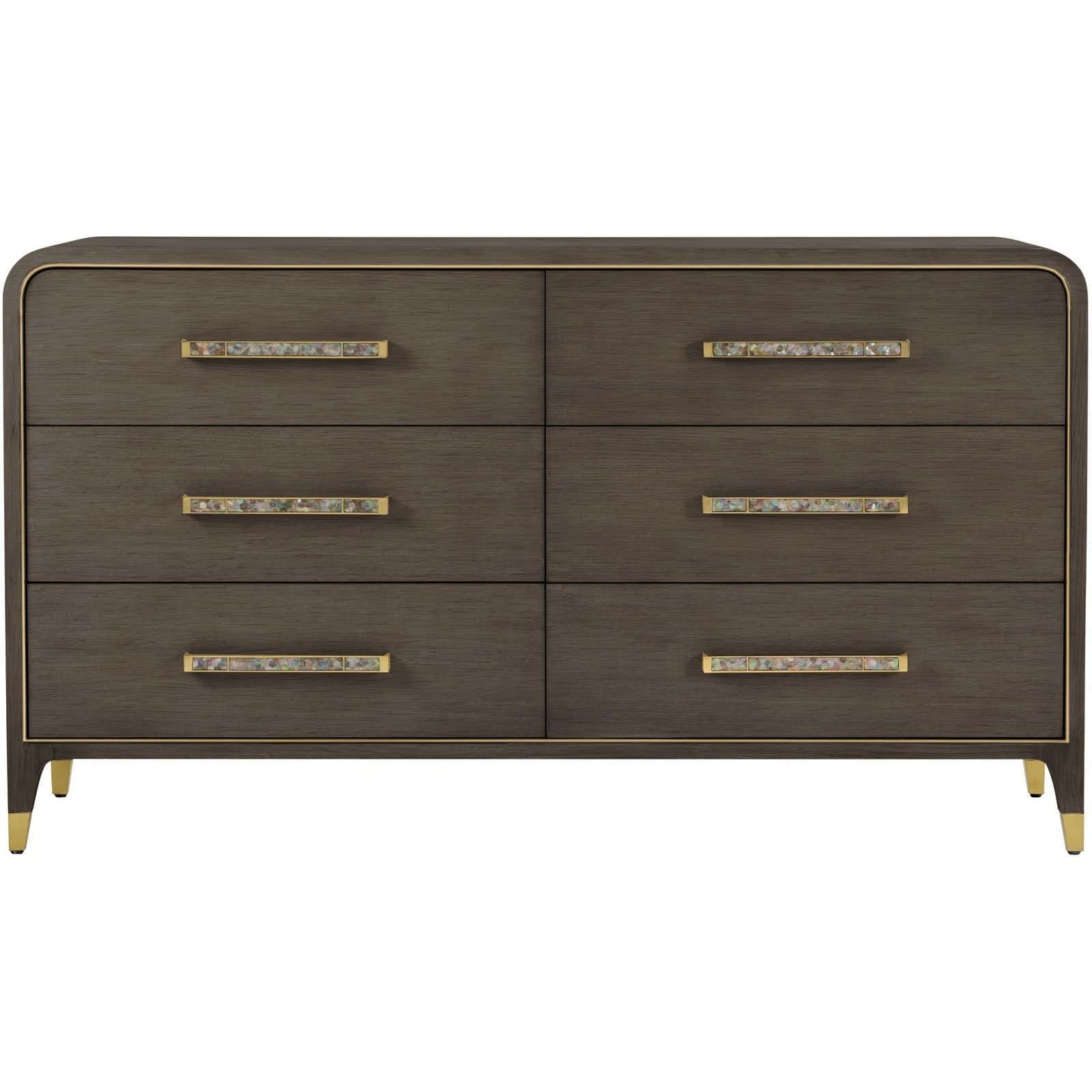 Theodore Alexander Dresser Judith Leiber 6-Drawer in Dark   Nicholas John Interiors