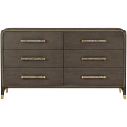 Theodore Alexander Dresser Judith Leiber 6-Drawer in Dark   Nicholas John Interiors