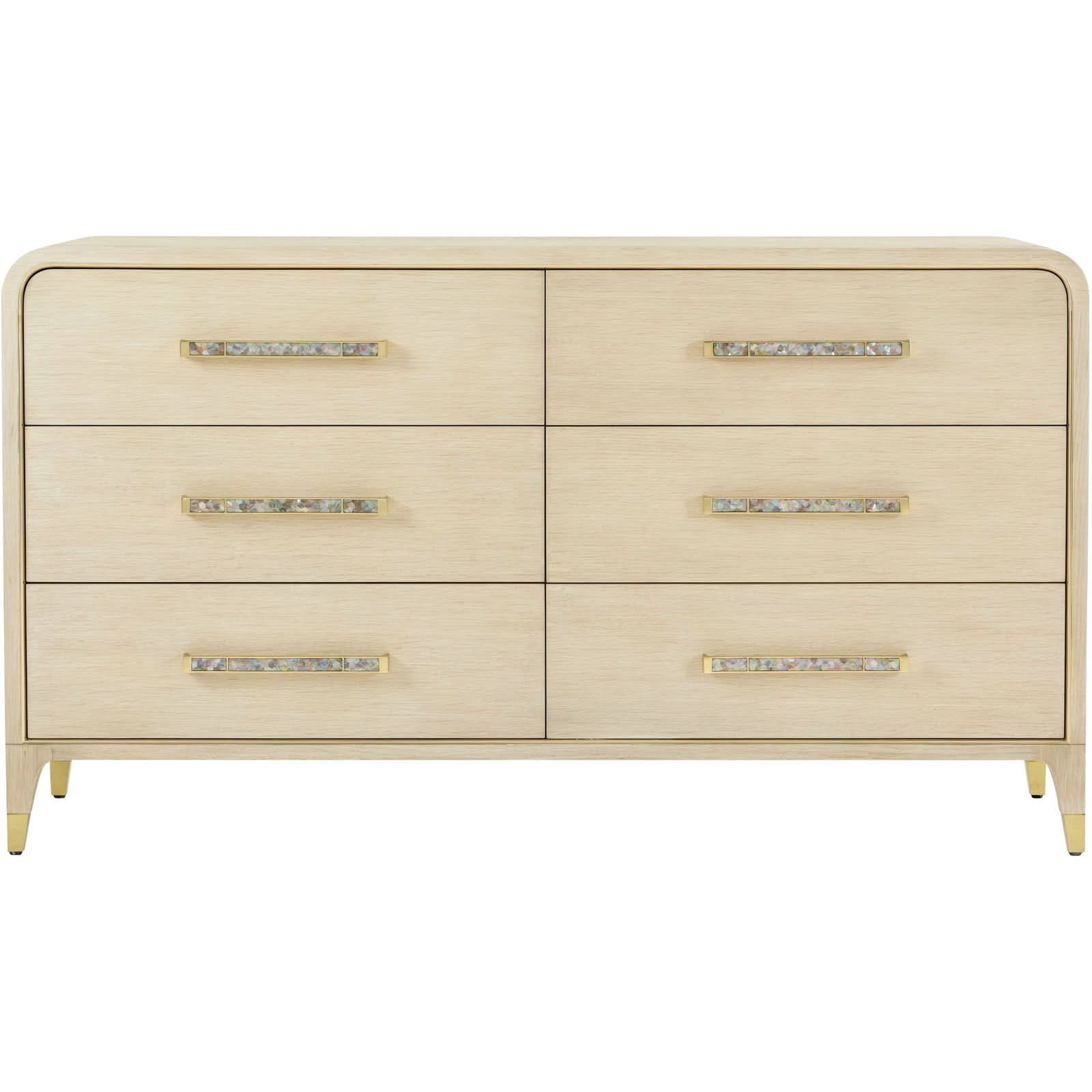 Theodore Alexander Dresser Judith Leiber 6-Drawer in Light   Nicholas John Interiors