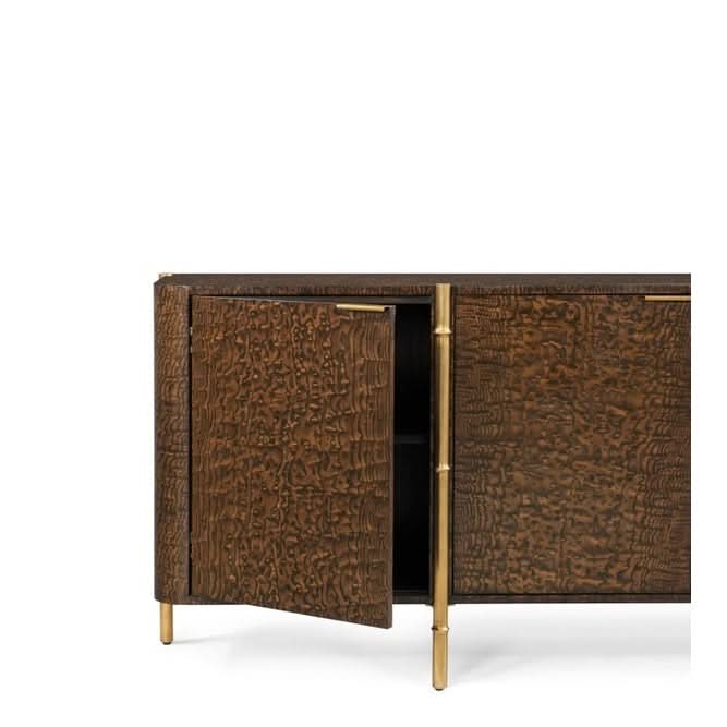 Theodore Alexander Kesden Sideboard with Brass Accent   Nicholas John Interiors