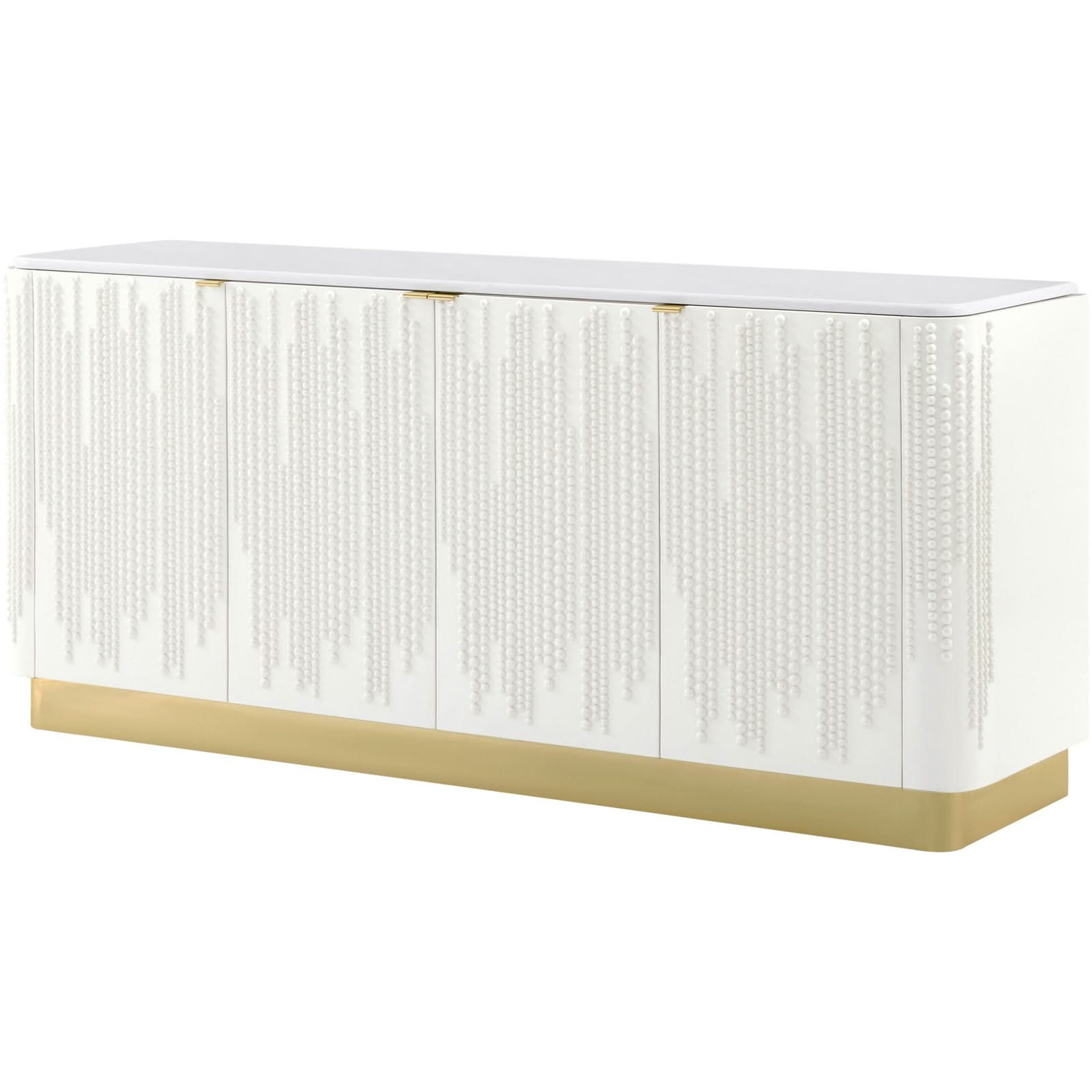 Theodore Alexander Judith Leiber 4-Door Credenza   Nicholas John Interiors