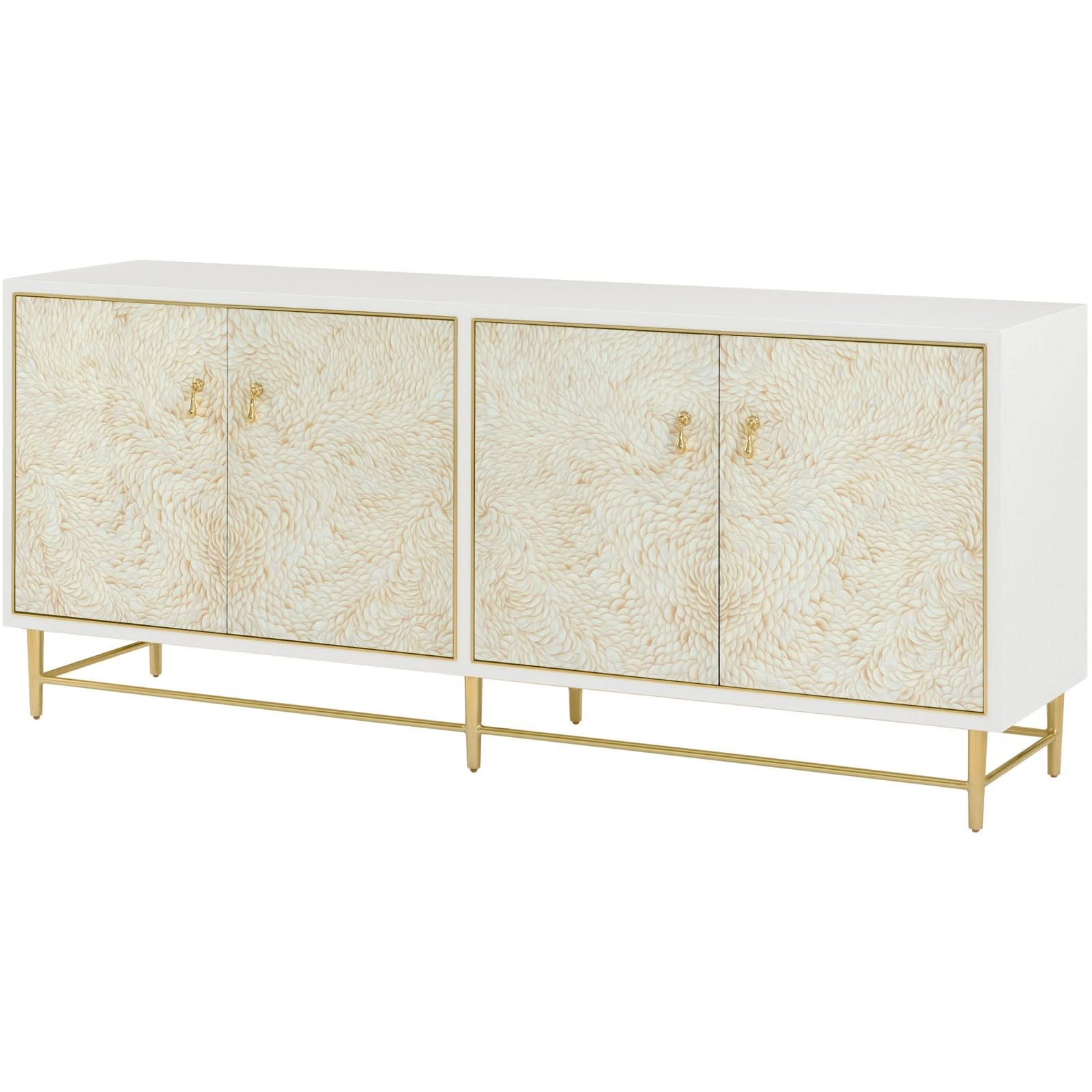 Theodore Alexander Judith Leiber 4-Door Credenza II   Nicholas John Interiors