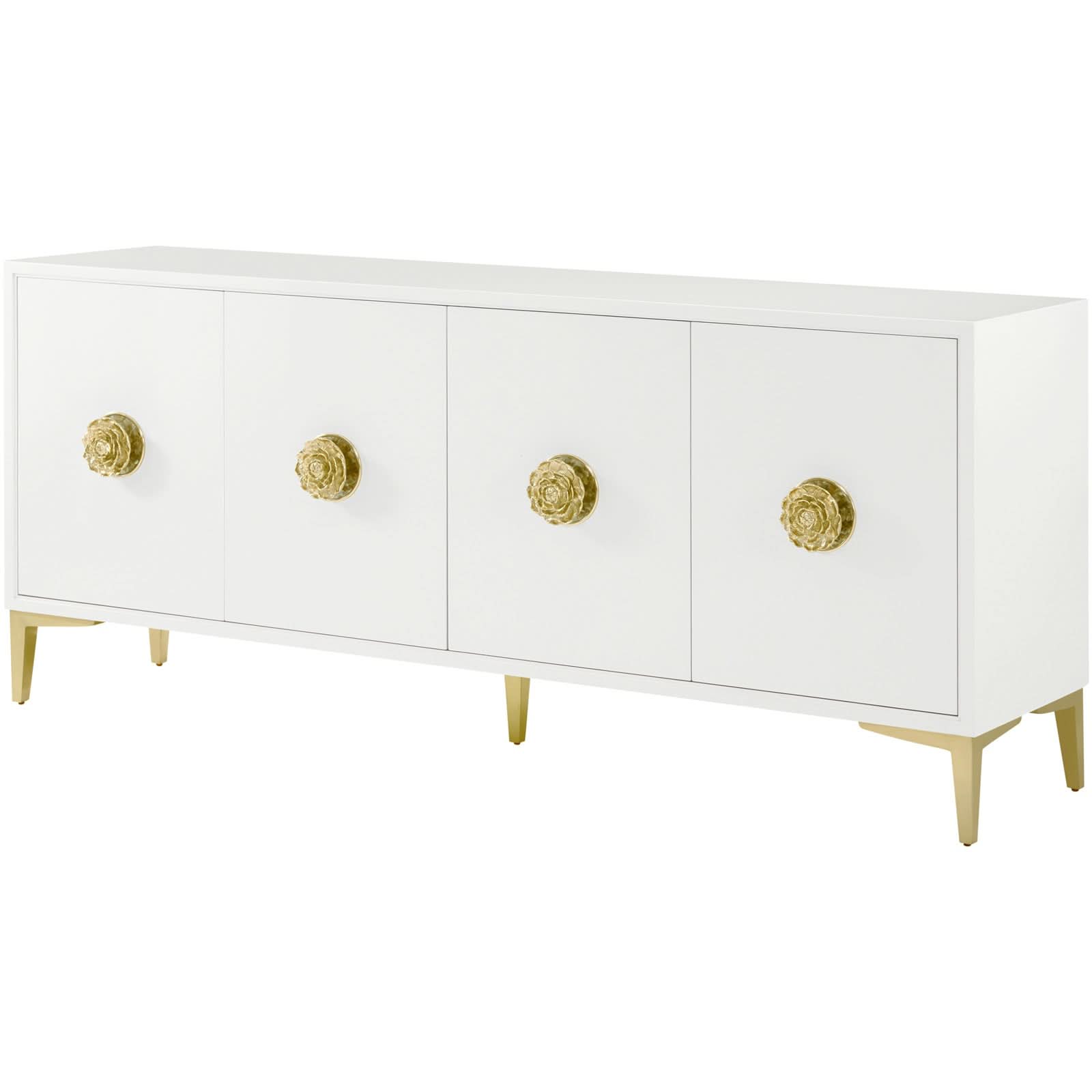 Theodore Alexander Judith Leiber 4-Door Credenza III   Nicholas John Interiors