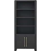 Theodore Alexander Luna Bookcase Dark   Nicholas John Interiors