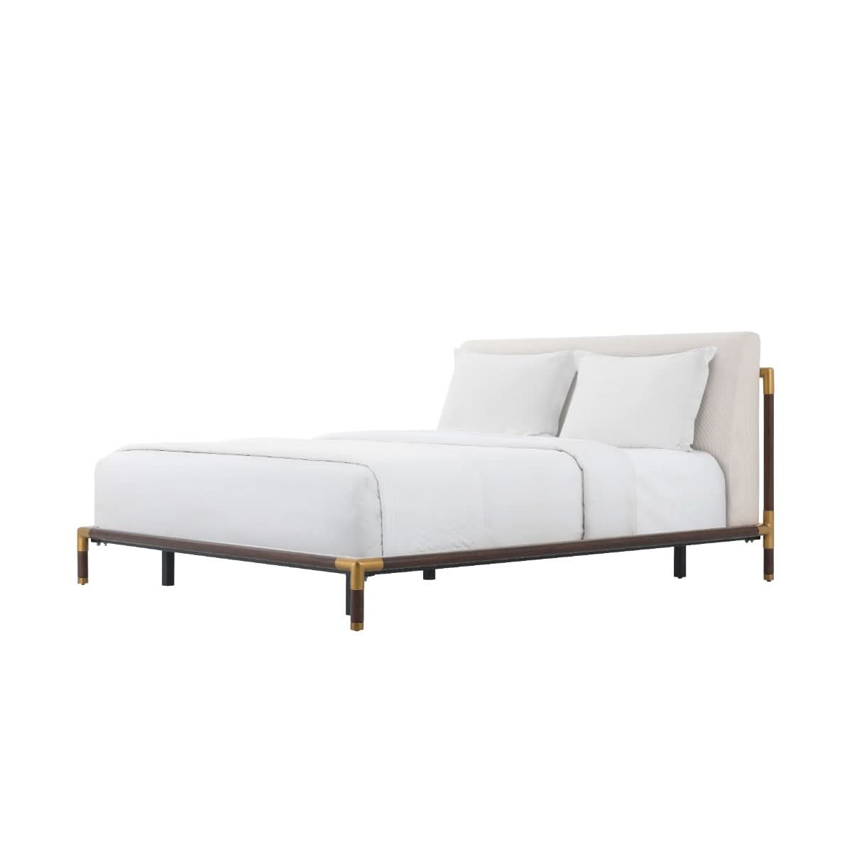 Theodore Alexander Kesden Super King Bed with Upholstered Headboard   Nicholas John Interiors
