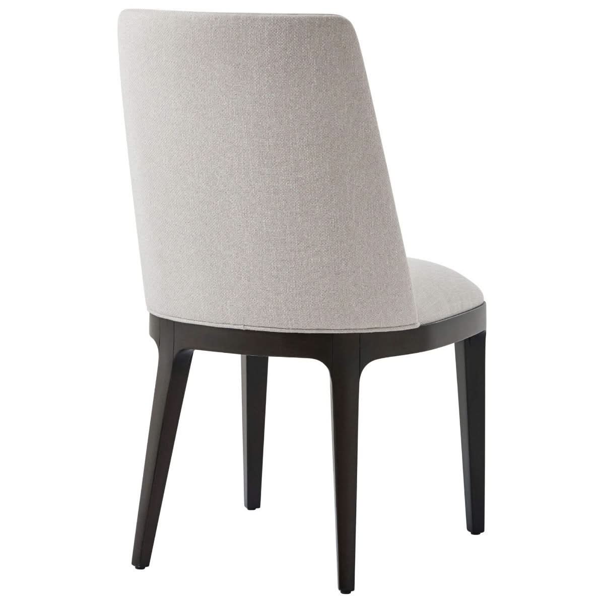 Theodore Alexander Chair Dayton Dining in Kendal Linen   Nicholas John Interiors