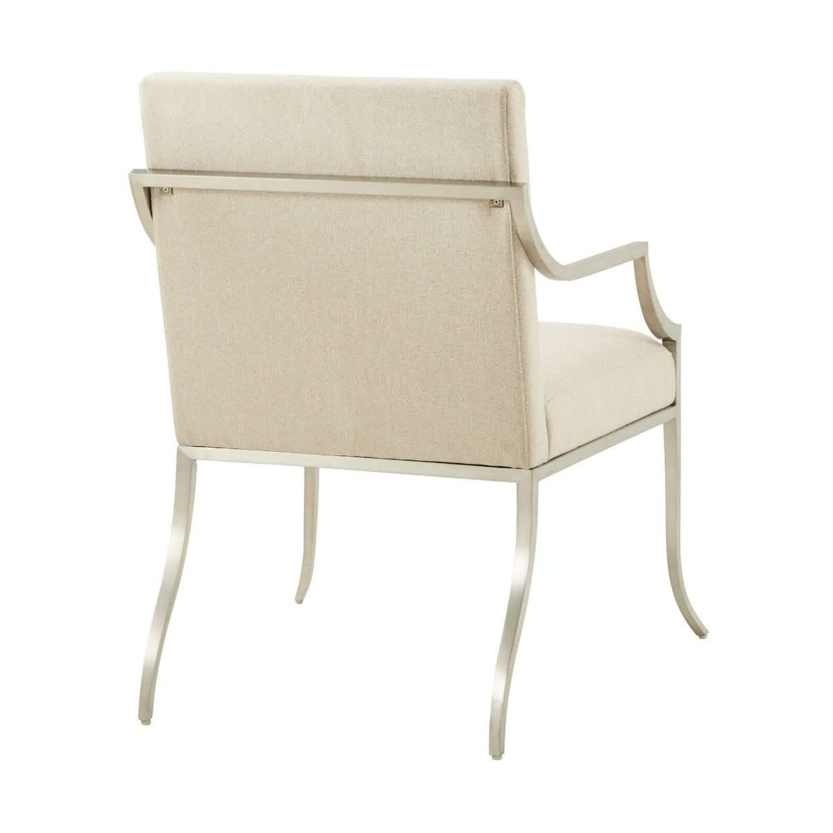 Theodore Alexander Chair Wakefield in Matrix Marble   Nicholas John Interiors