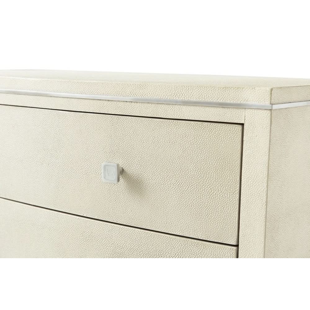 Theodore Alexander Table Adeline Bedside in Overcast   Nicholas John Interiors