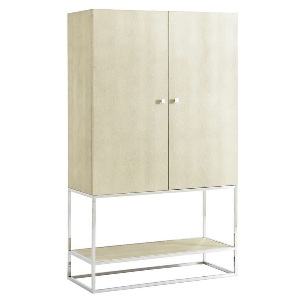 Theodore Alexander Cabinet Townsend Bar in Overcast   Nicholas John Interiors