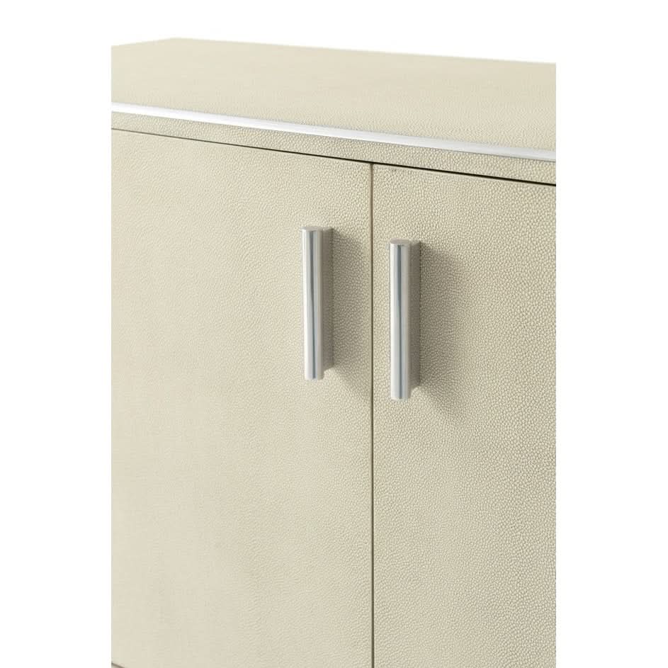 Theodore Alexander Console Fisher Media unit in Overcast - Small   Nicholas John Interiors