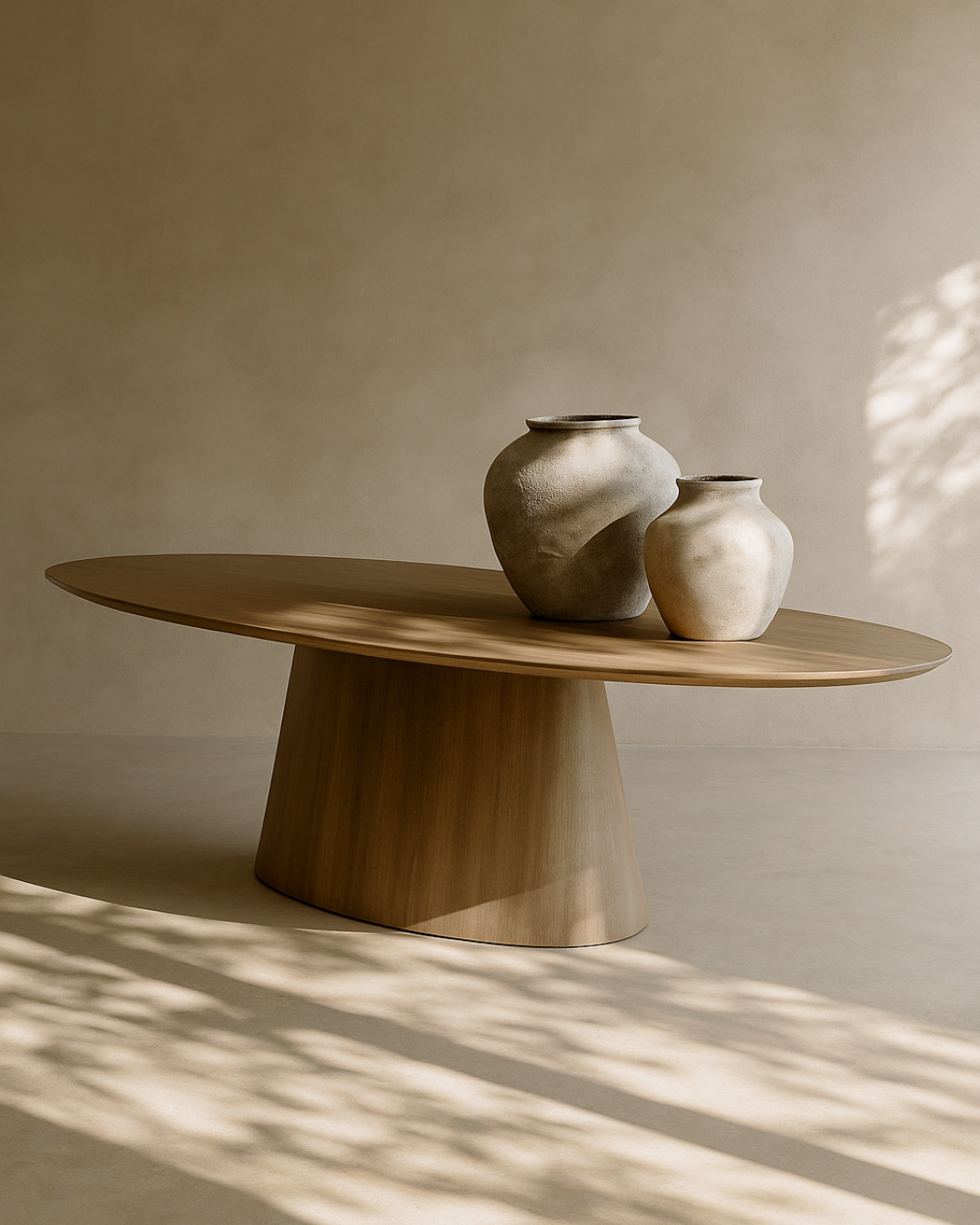 Tommy Franks Tavamo Dining Table - Oval - Walnut   Nicholas John Interiors
