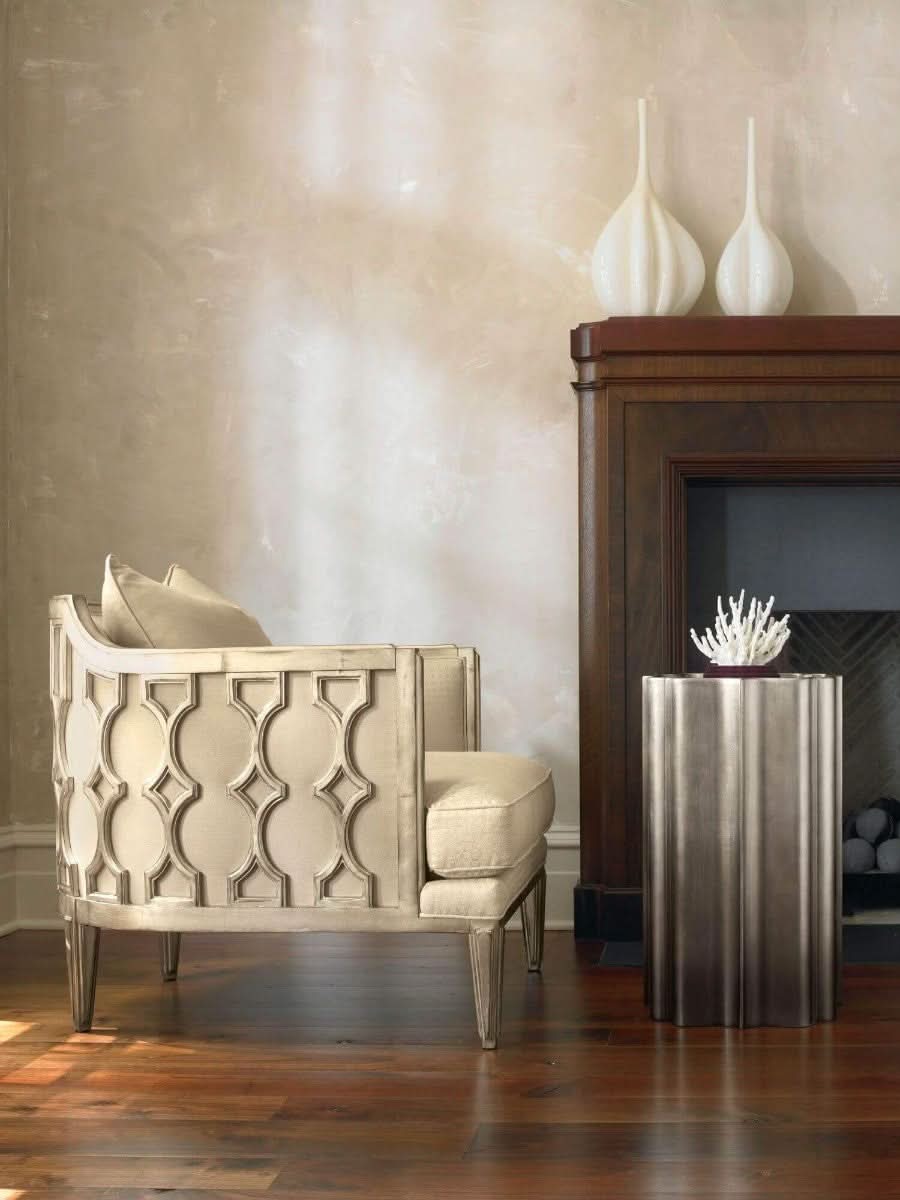Caracole Gold Is Up Side Table   Nicholas John Interiors