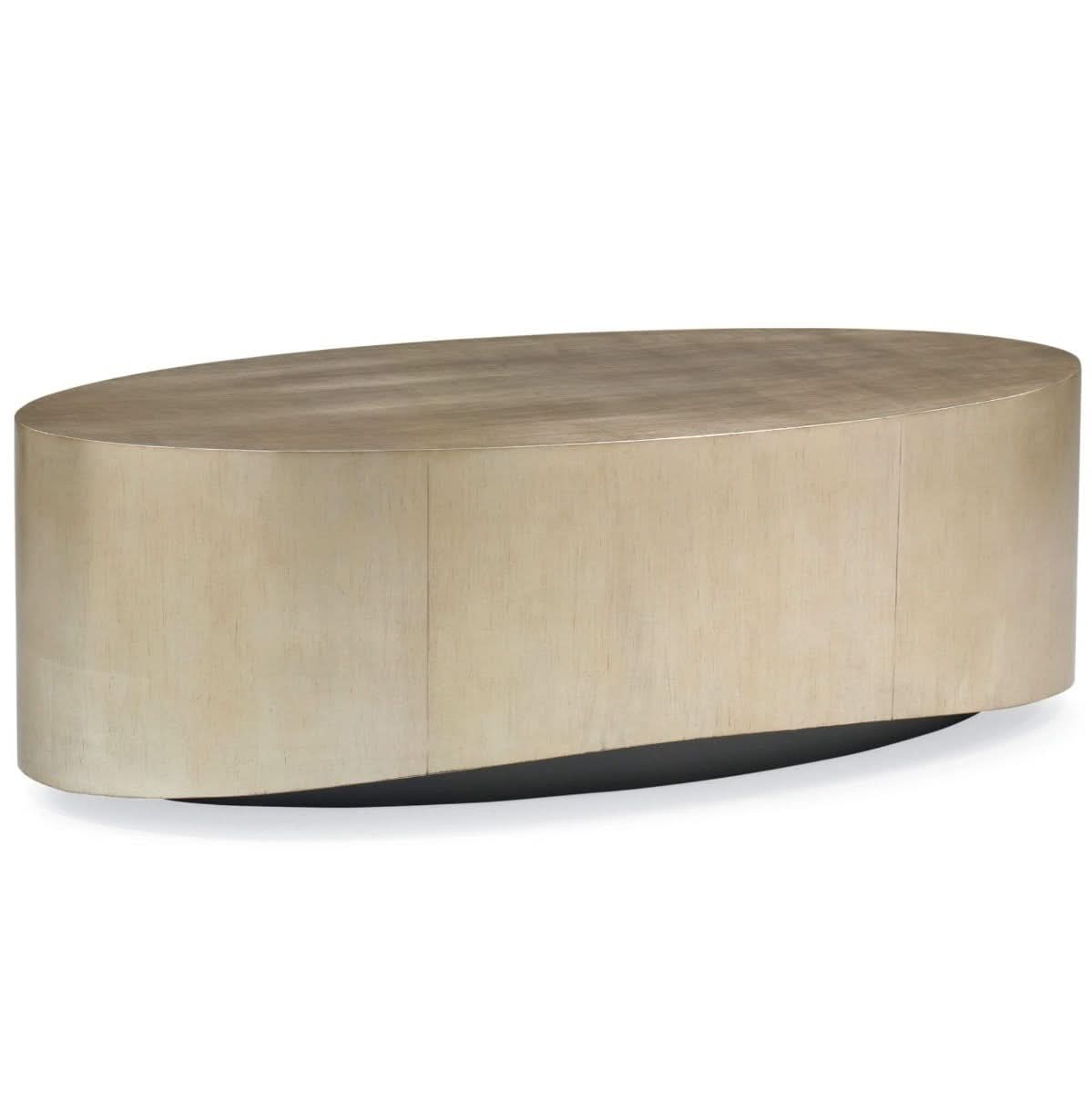 Caracole Come Oval Here Coffee Table   Nicholas John Interiors
