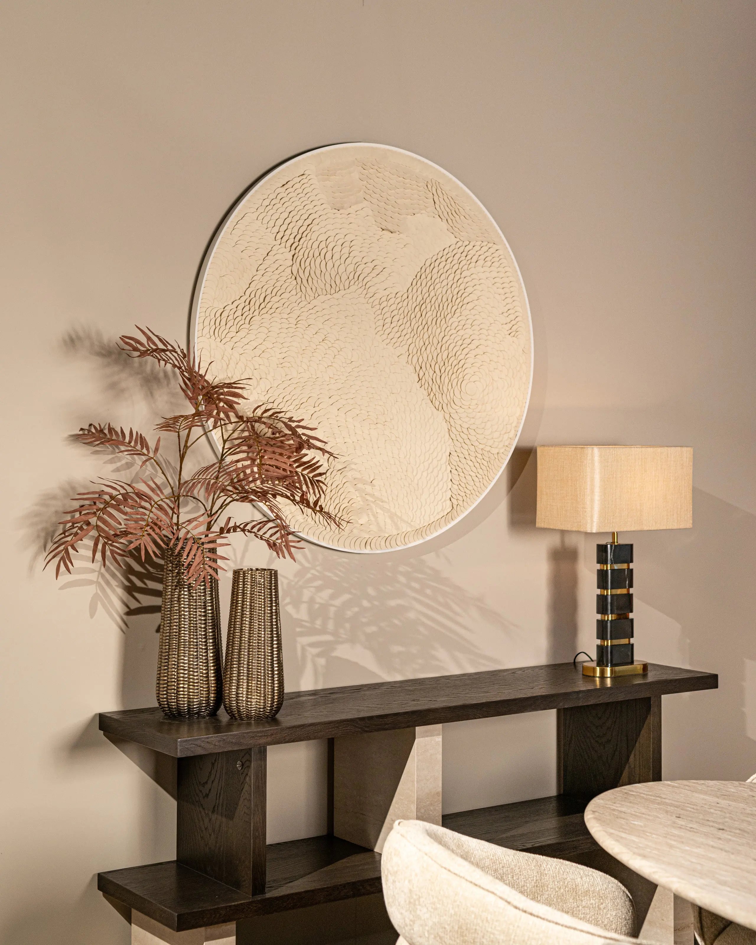 Table lamp Levina black/gold   Nicholas John Interiors