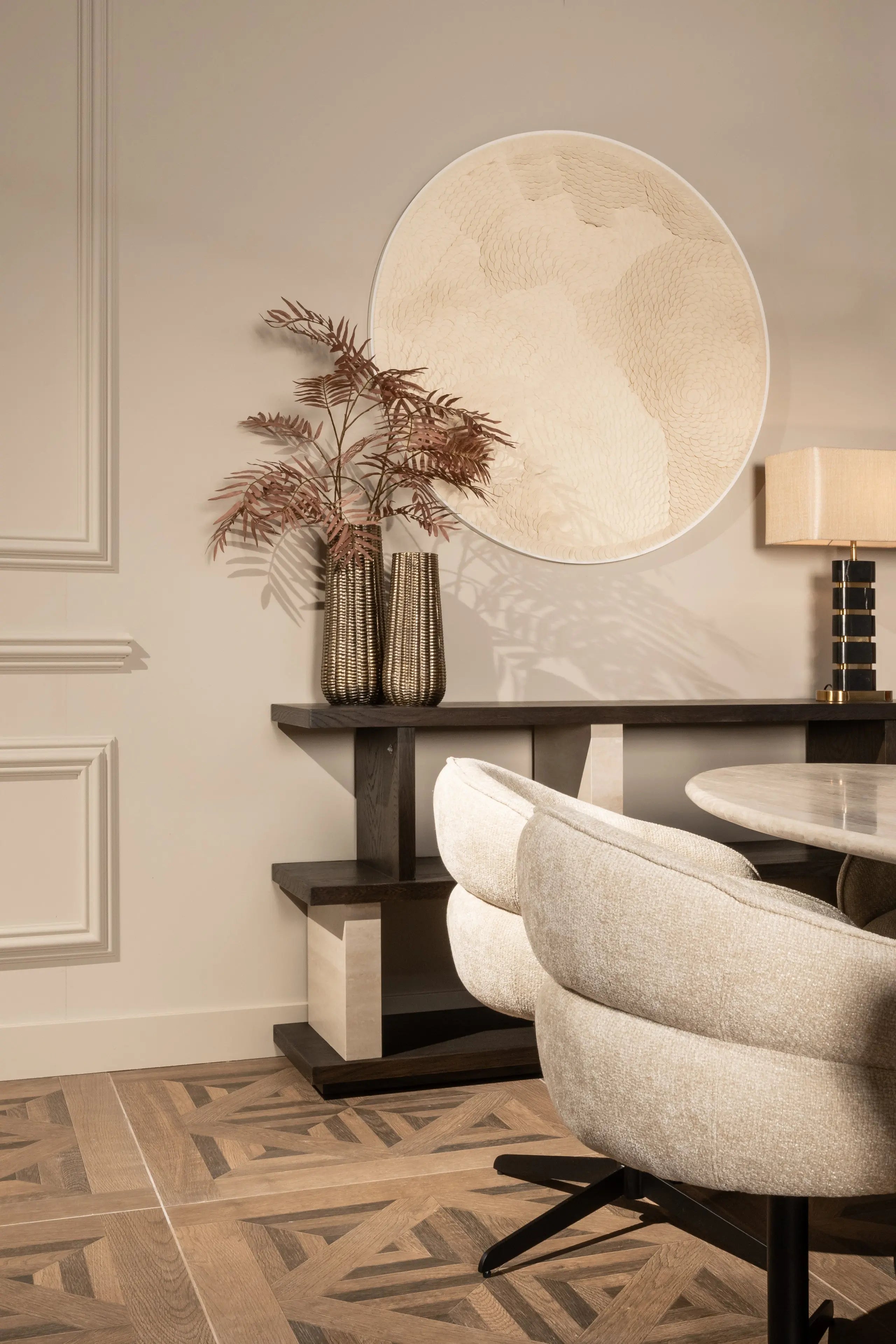 Table lamp Levina black/gold   Nicholas John Interiors