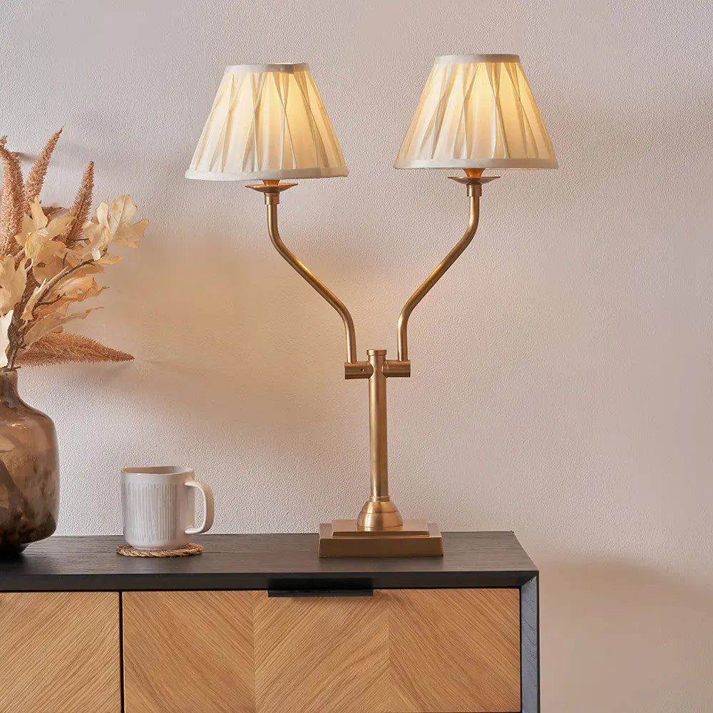 Tatiana Antique Brass Metal Table Lamp Base   Nicholas John Interiors