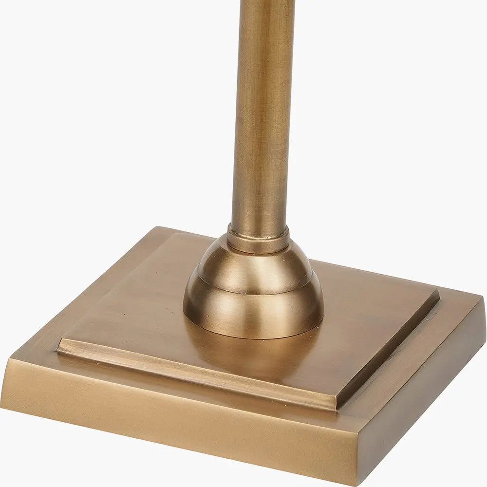 Tatiana Antique Brass Metal Table Lamp Base   Nicholas John Interiors