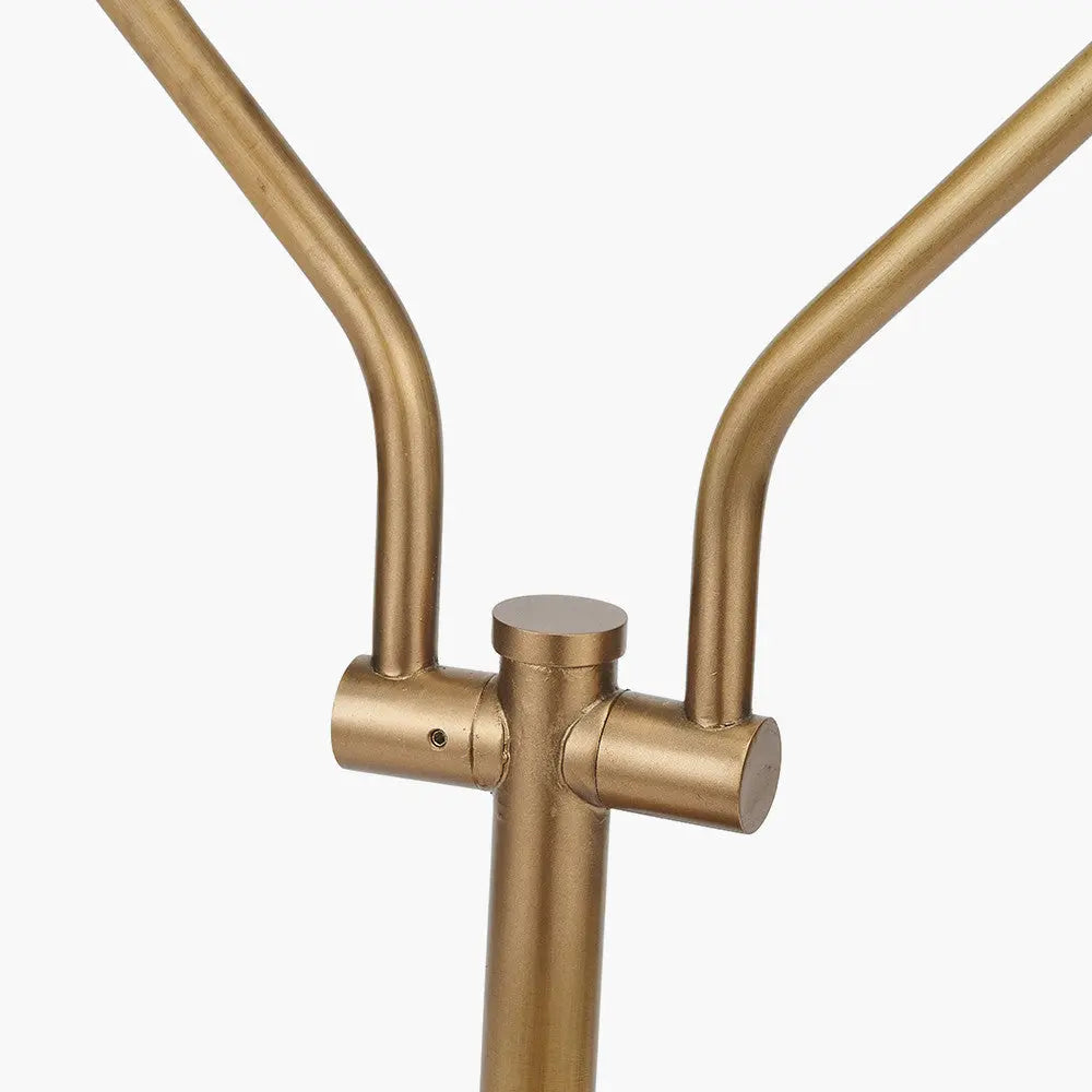 Tatiana Antique Brass Metal Table Lamp Base   Nicholas John Interiors