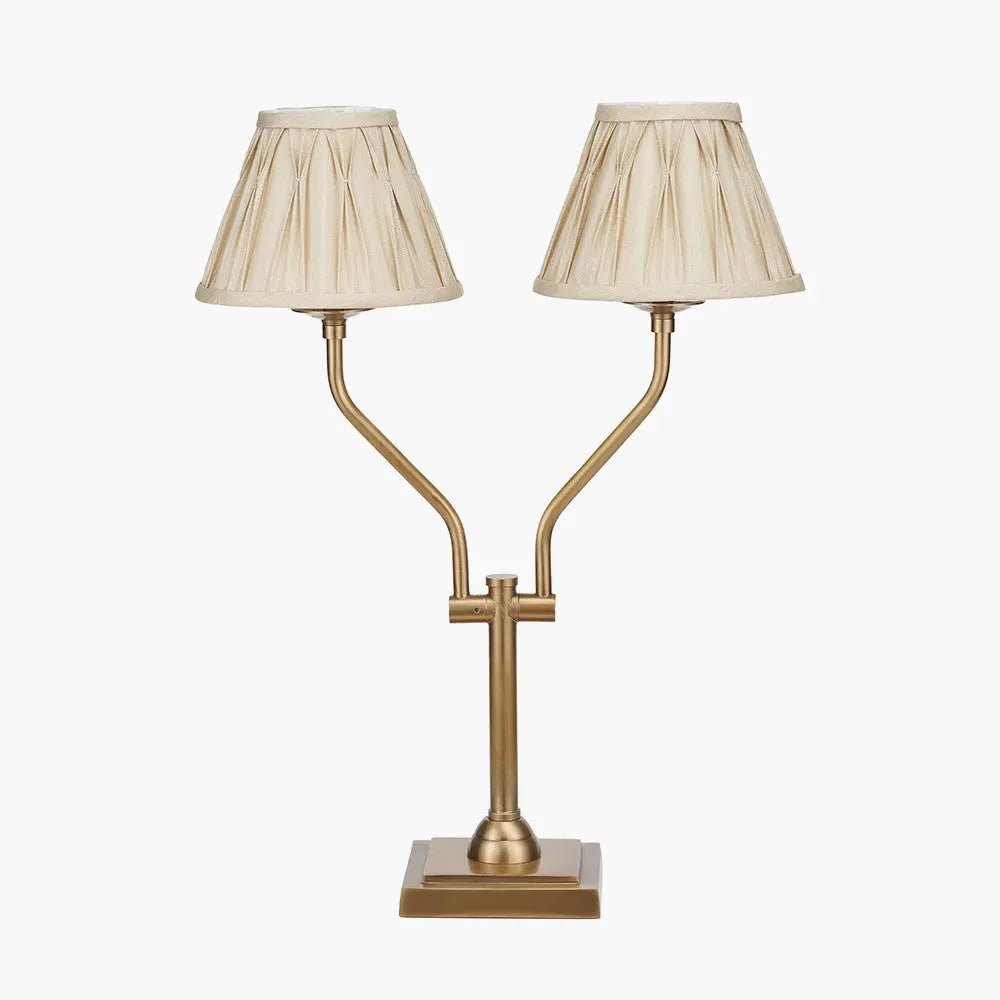 Tatiana Antique Brass Metal Table Lamp Base   Nicholas John Interiors
