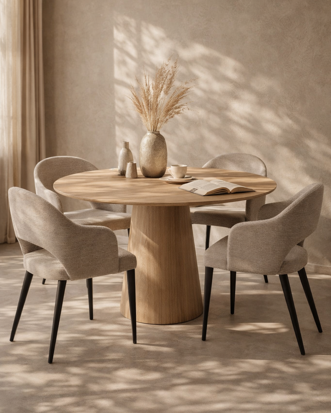 Tommy Franks Tavamo 135 Dining Table - Ash Oak   Nicholas John Interiors