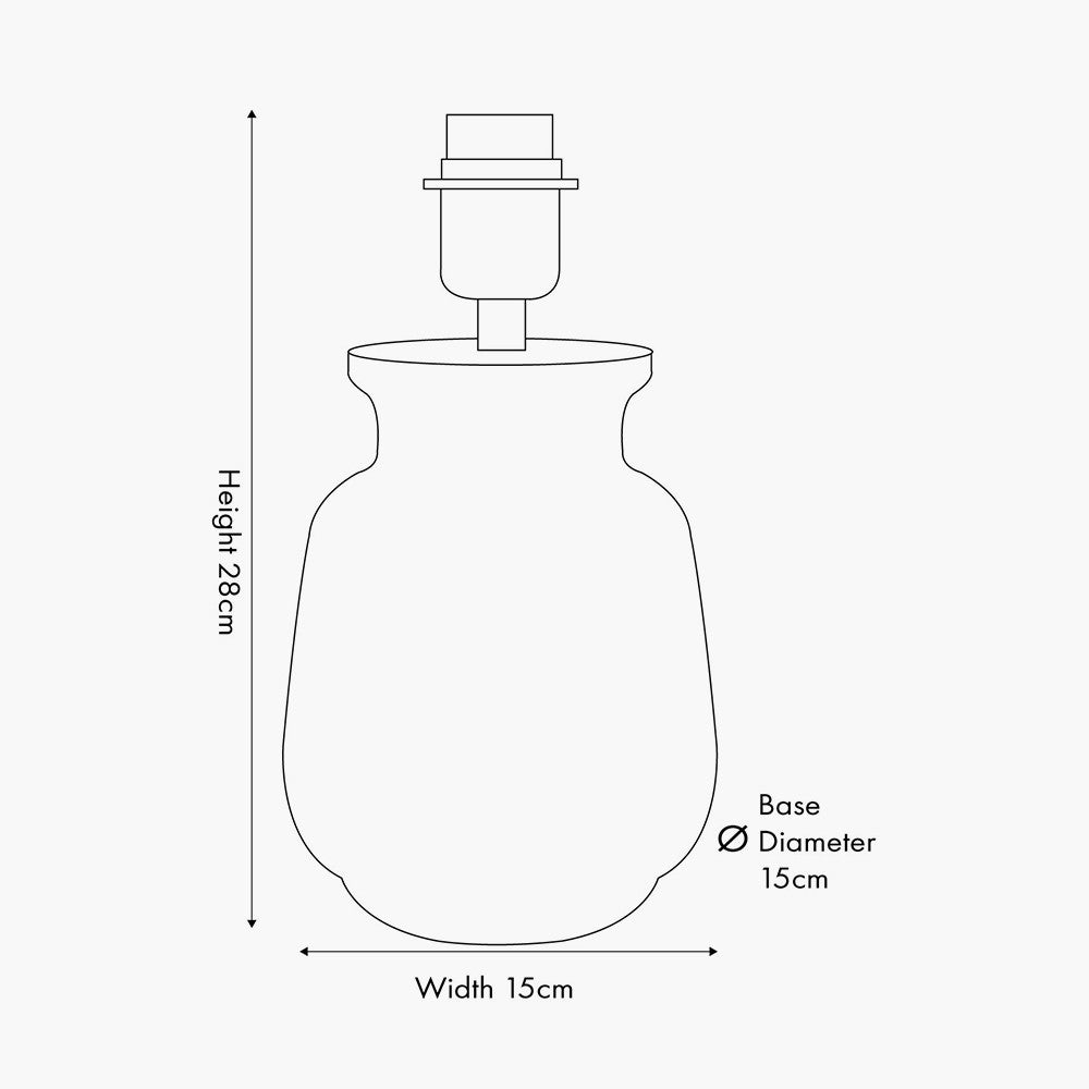 Theano Dot Design Blue Glaze Table Lamp Base  Nicholas John Interiors