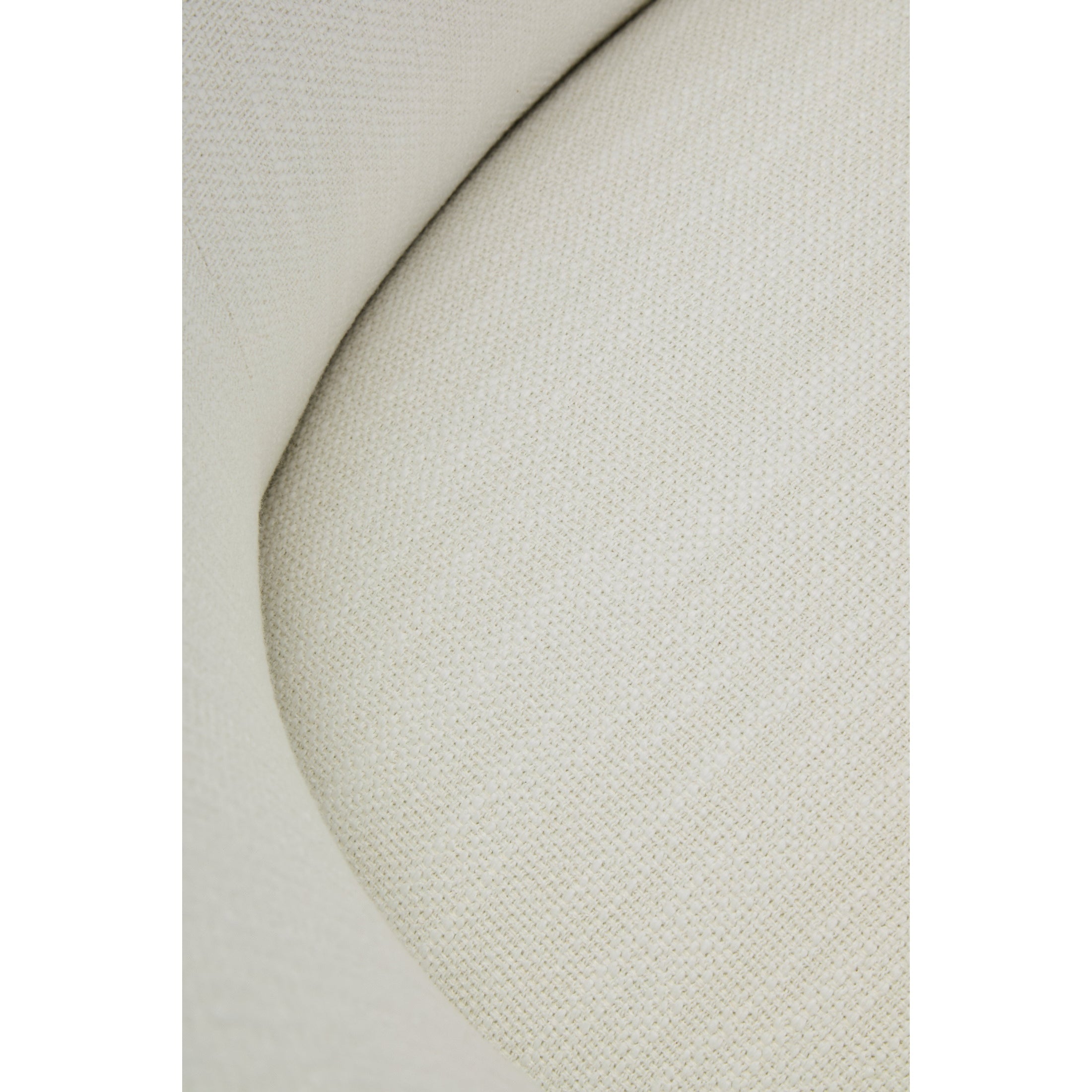 Tivaro Textured Cream Curved Swivel Chair  Nicholas John Interiors