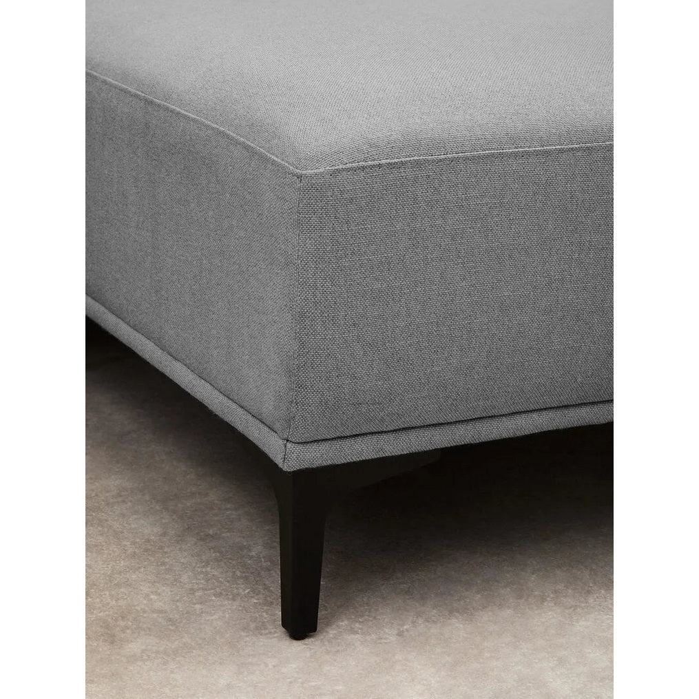 Tolaro 3 Seat Grey Fabric Right Chaise Sofa   Nicholas John Interiors