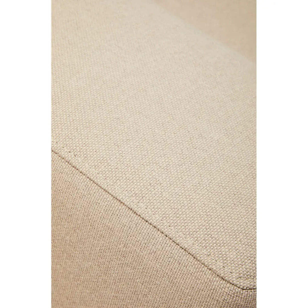 Tolaro 3 Seat Natural Fabric Right Chaise Sofa   Nicholas John Interiors