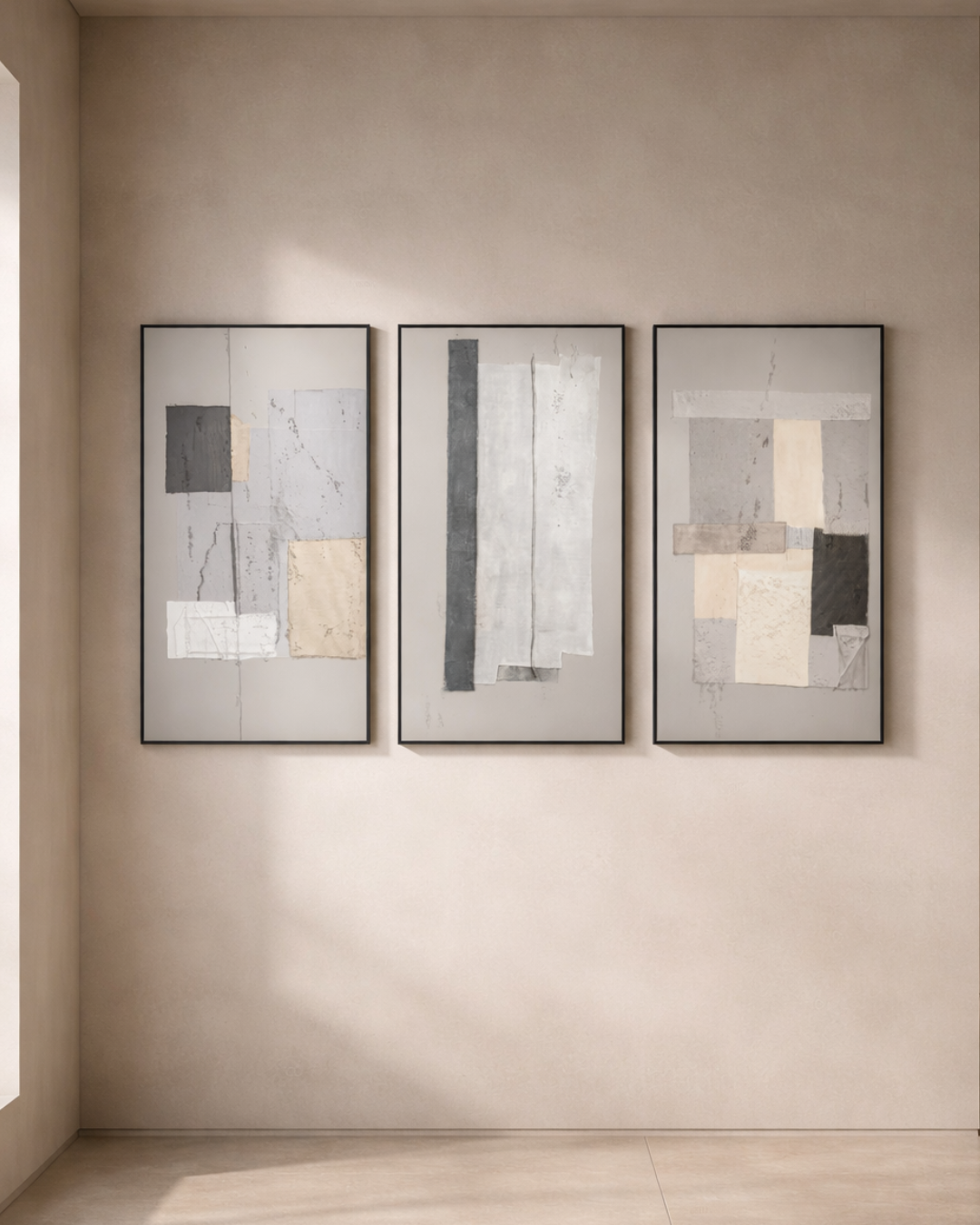 Traced - Set of 3 Wall Art   Nicholas John Interiors