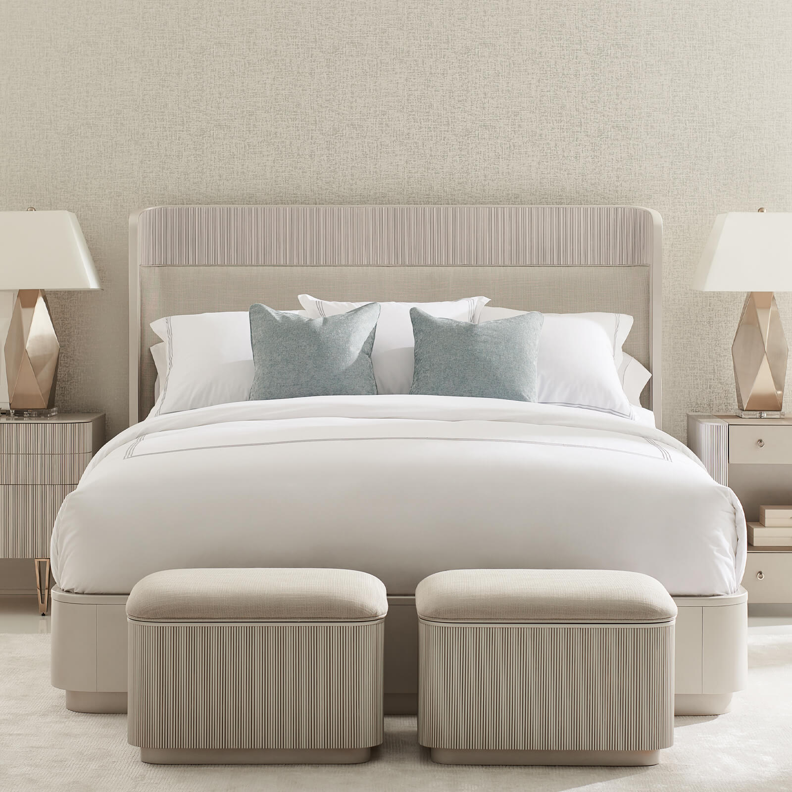 Caracole For the love of... Bedroom Ottoman   Nicholas John Interiors
