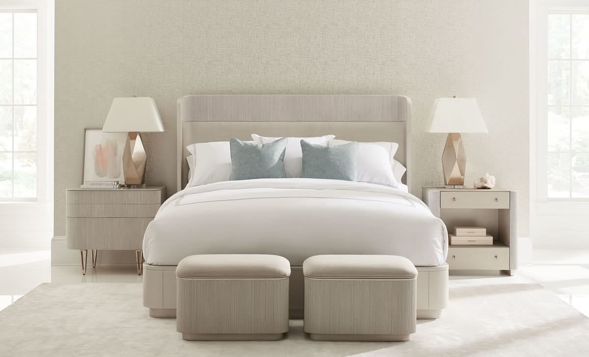 Caracole Fall In Love King Size Bed   Nicholas John Interiors