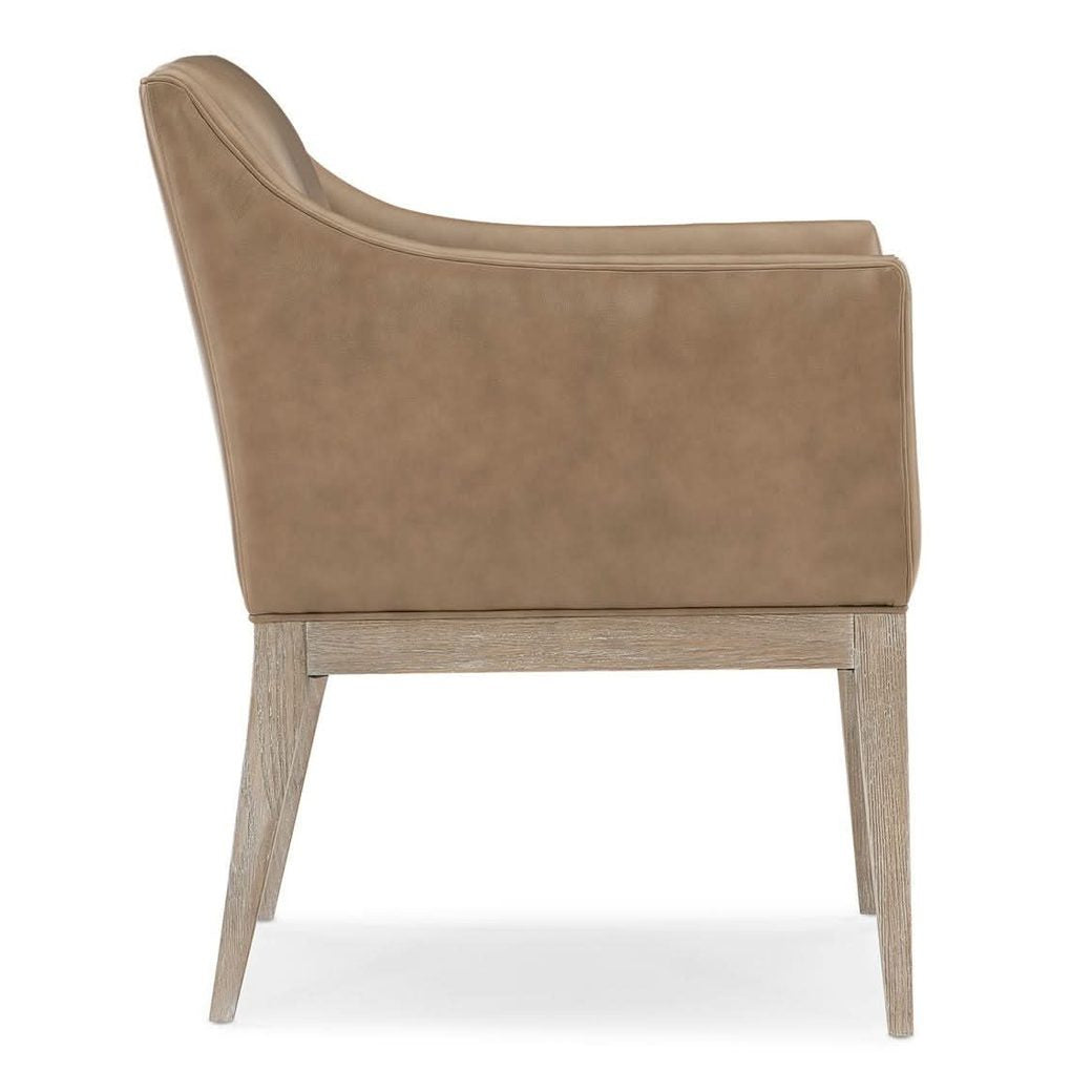 Caracole Free and Easy Dining Arm Chair   Nicholas John Interiors