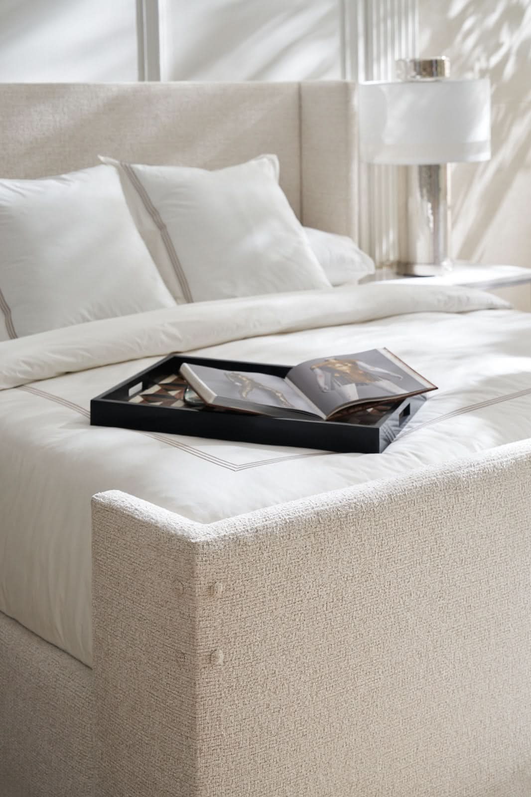 Caracole Shelter Me UK Super King Bed   Nicholas John Interiors