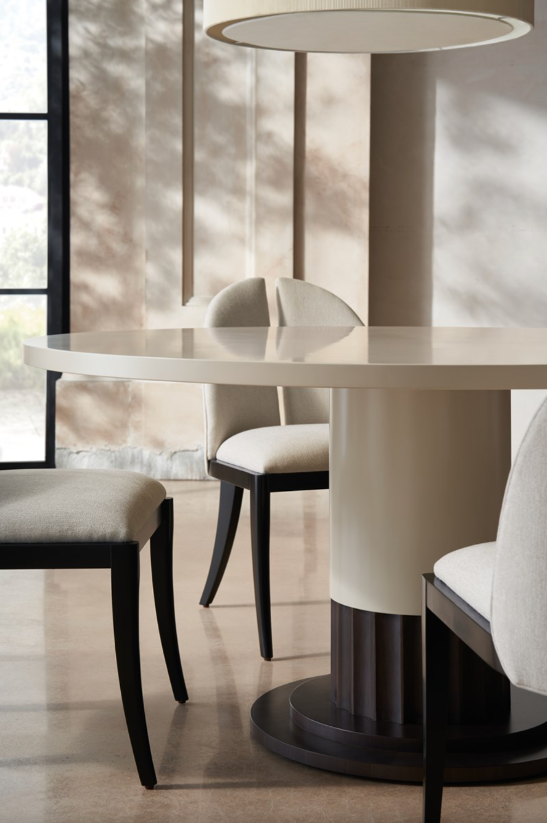 Caracole Cameo Dining Chair Finesse Chalk   Nicholas John Interiors
