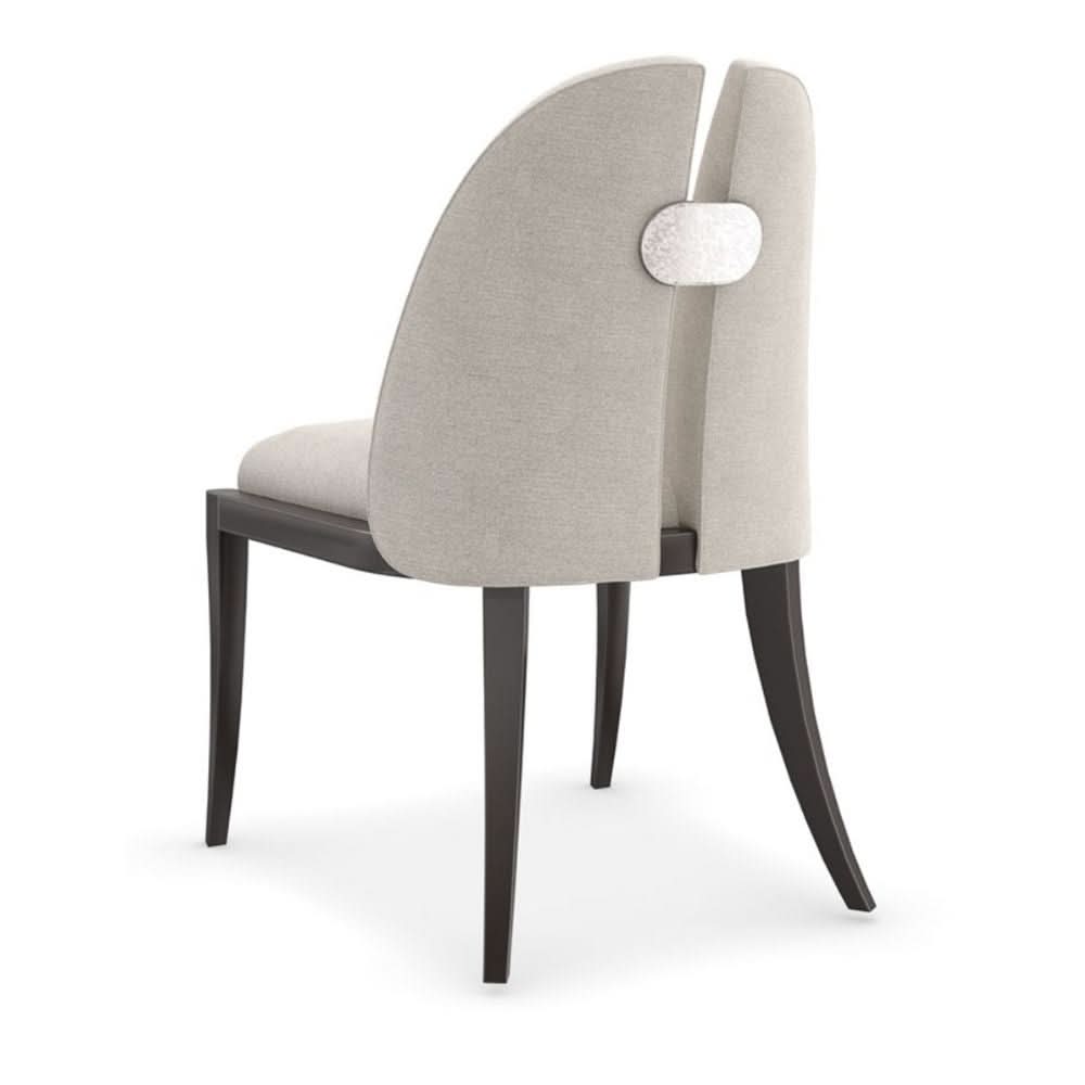 Caracole Cameo Dining Chair Finesse Chalk   Nicholas John Interiors