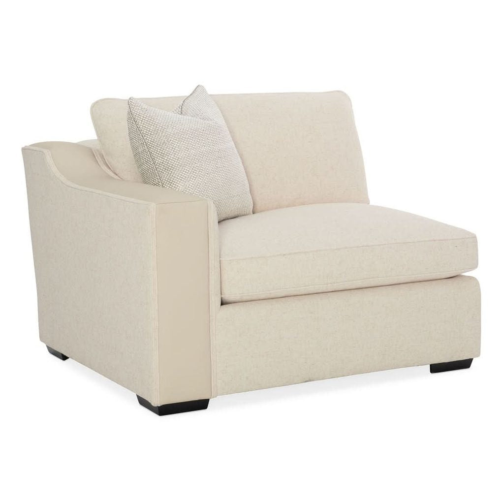 Caracole Back On Track Left Arm Chair   Nicholas John Interiors