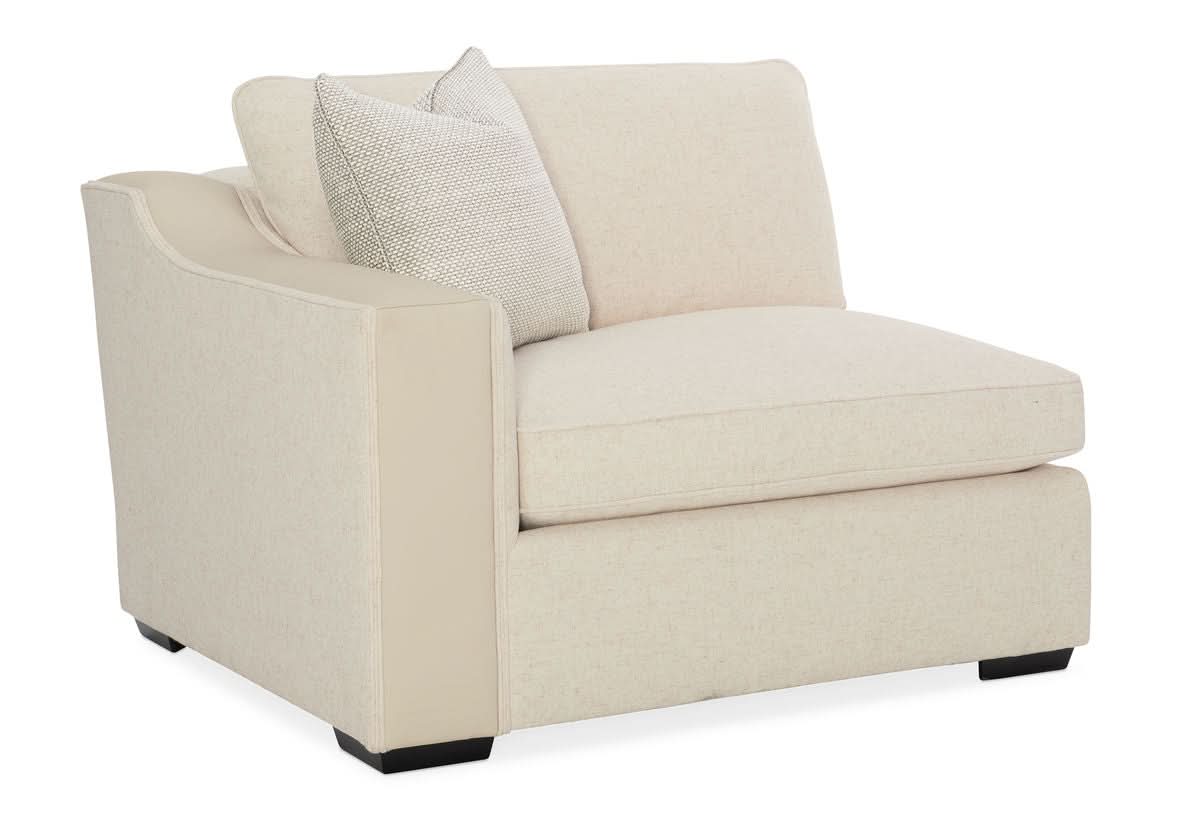 Caracole Back On Track Left Arm Chair   Nicholas John Interiors