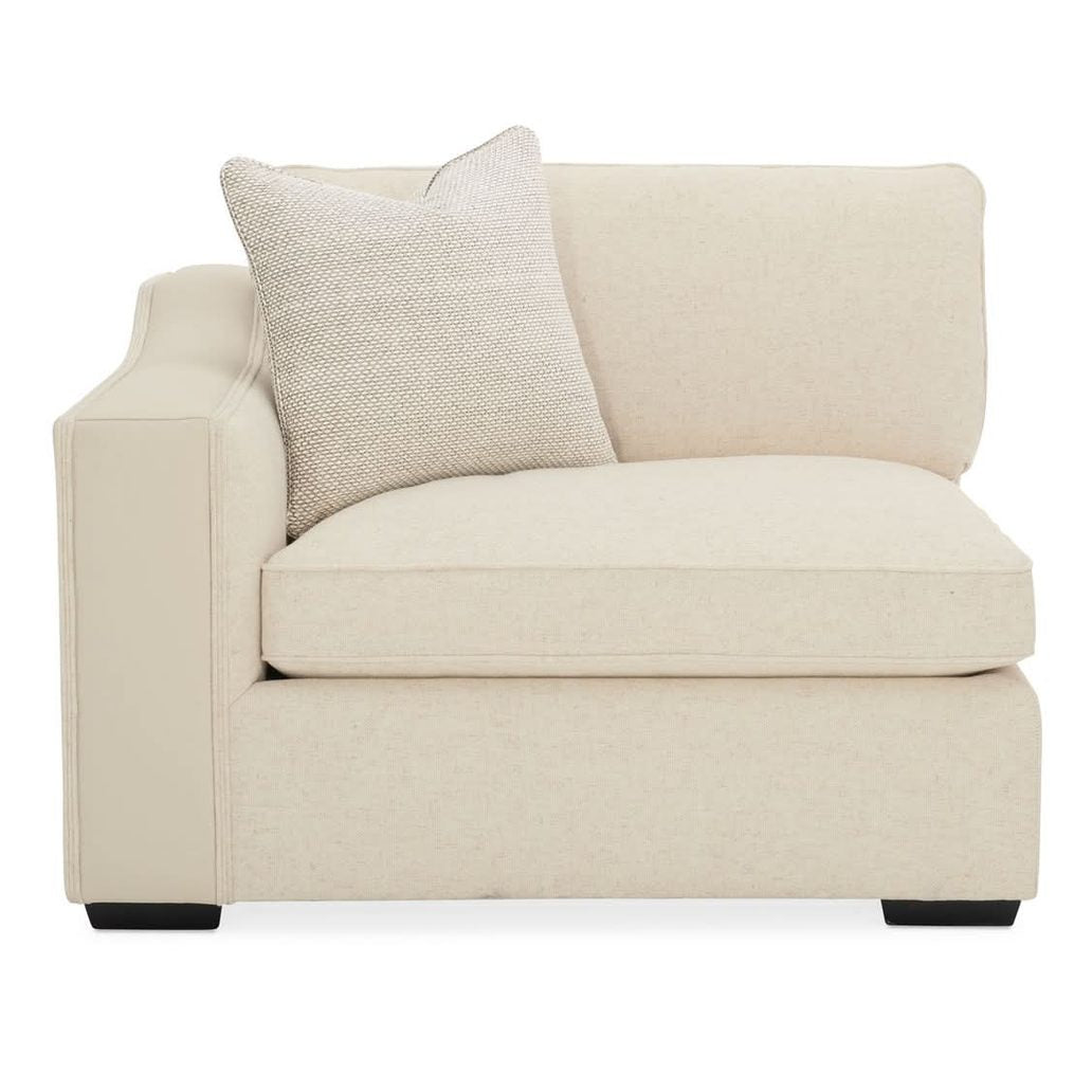 Caracole Back On Track Left Arm Chair   Nicholas John Interiors